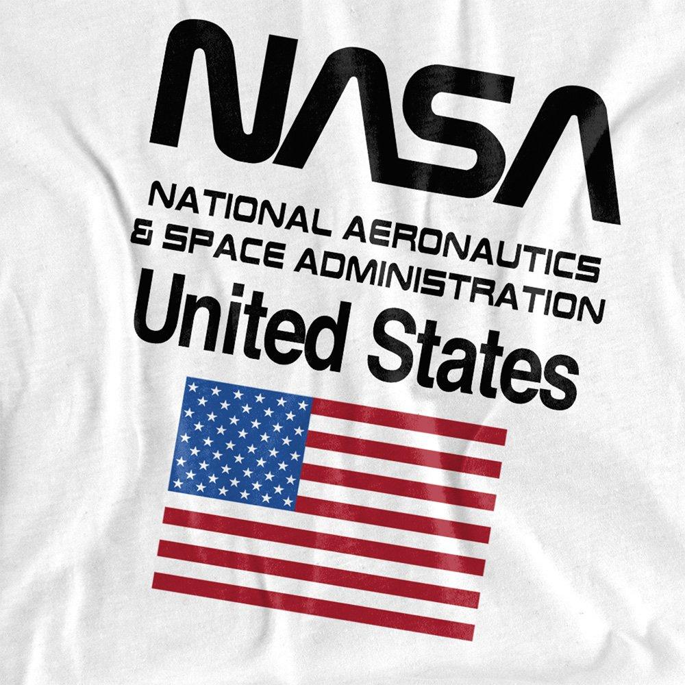 White - NASA - NASA NASA Administration Cotton Mens T-Shirt White - 2