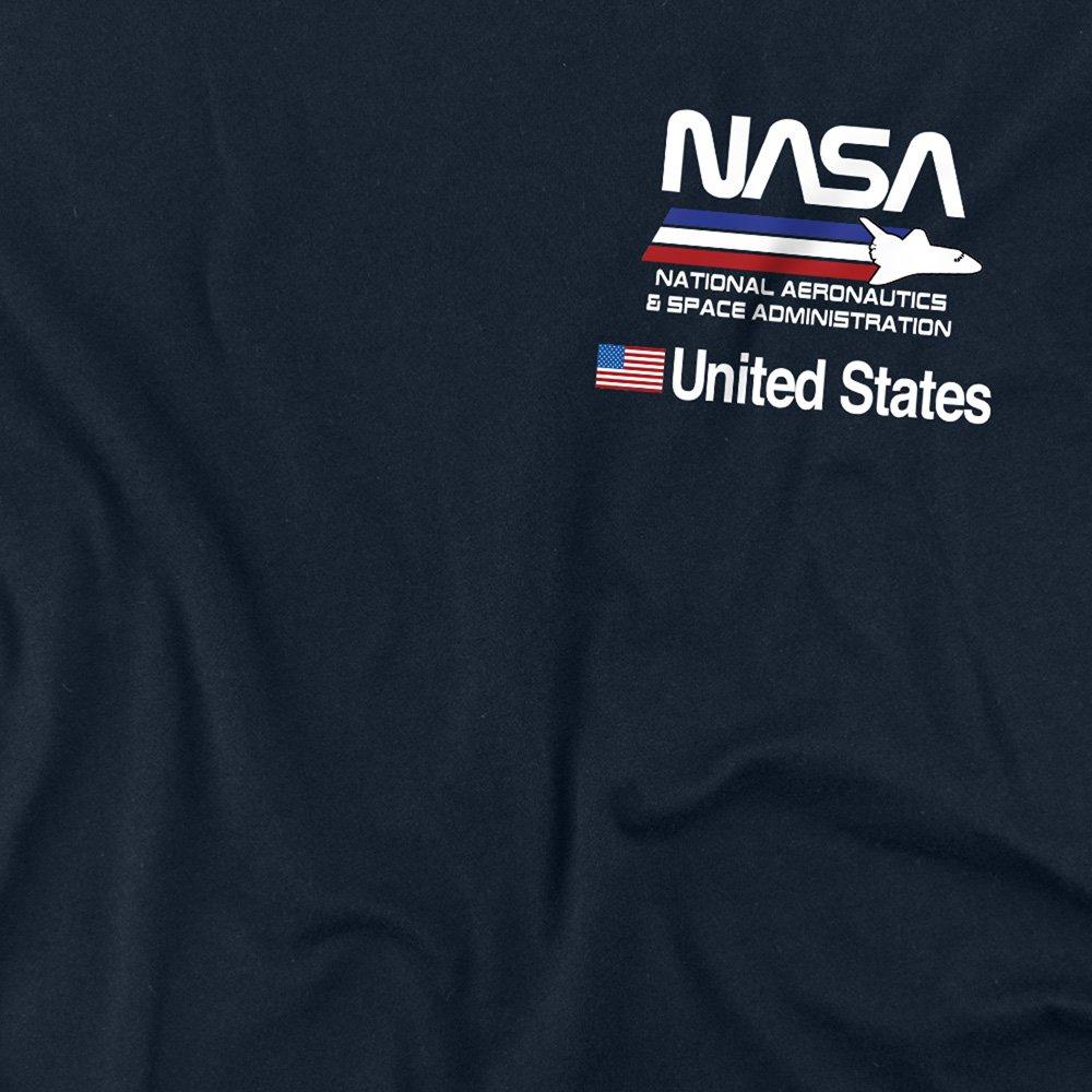 Navy - NASA - NASA Nasa Plane Aeronautics Cotton Mens T-Shirt Na - 2