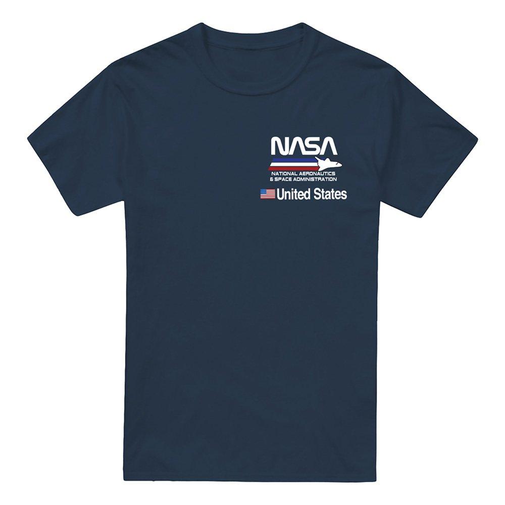 Navy - NASA - NASA Nasa Plane Aeronautics Cotton Mens T-Shirt Na - 4