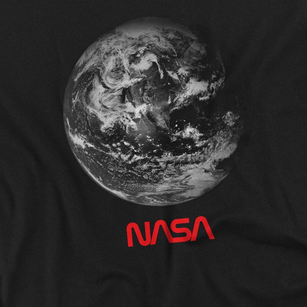 Black - NASA - NASA Earth Cotton Mens T-Shirt Black - 2