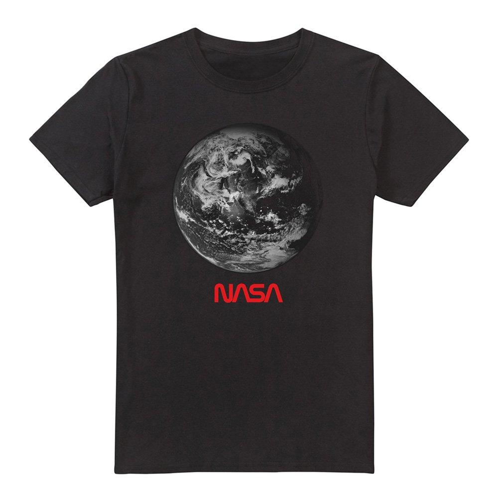Black - NASA - NASA Earth Cotton Mens T-Shirt Black - 4