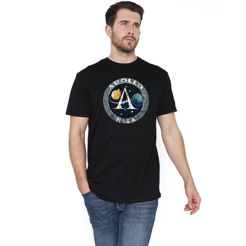 Black - NASA - NASA Apollo Cotton Mens T-Shirt Black - 1