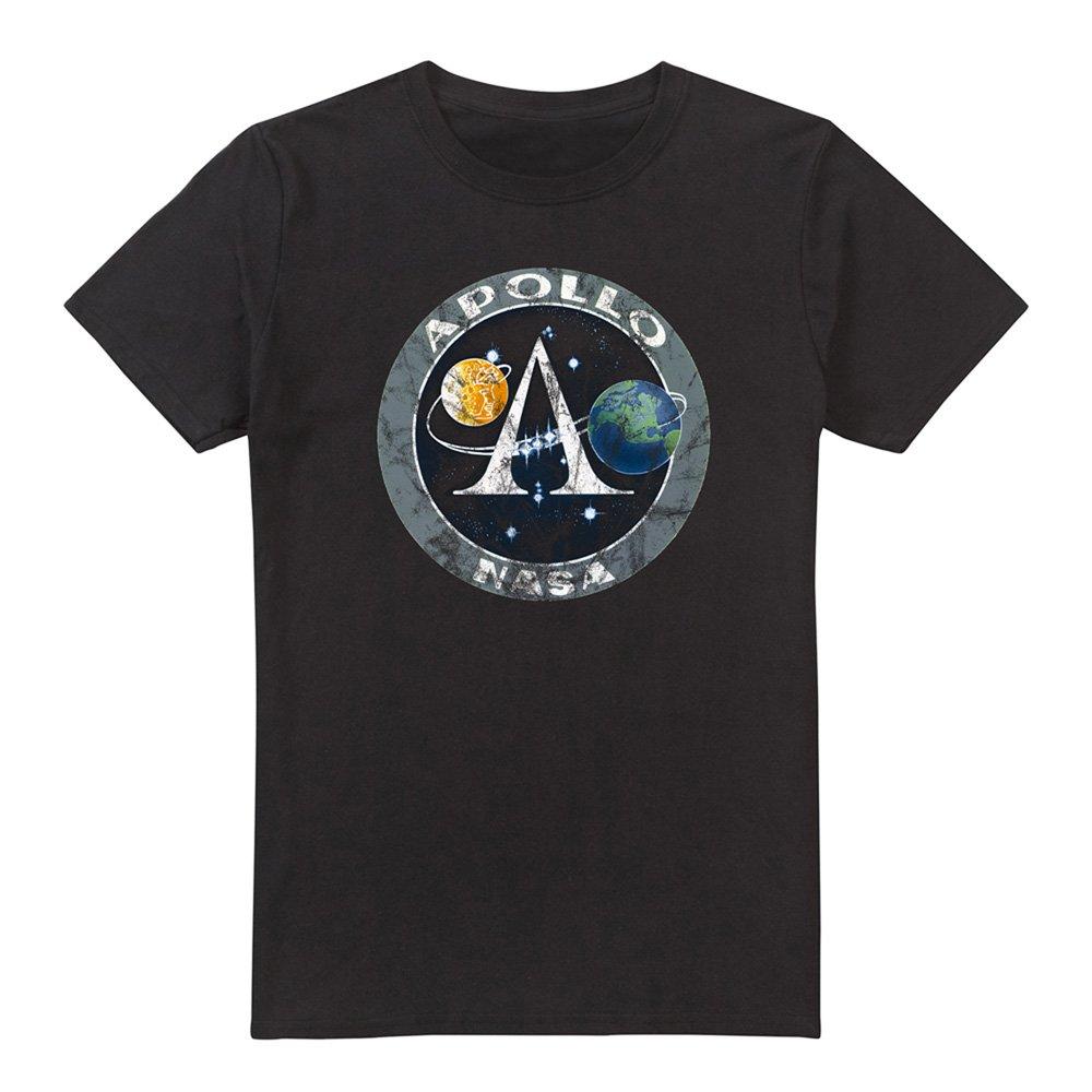 Black - NASA - NASA Apollo Cotton Mens T-Shirt Black - 4