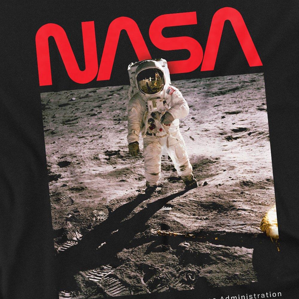 Black - NASA - Aldrin Cotton T-shirt - 2