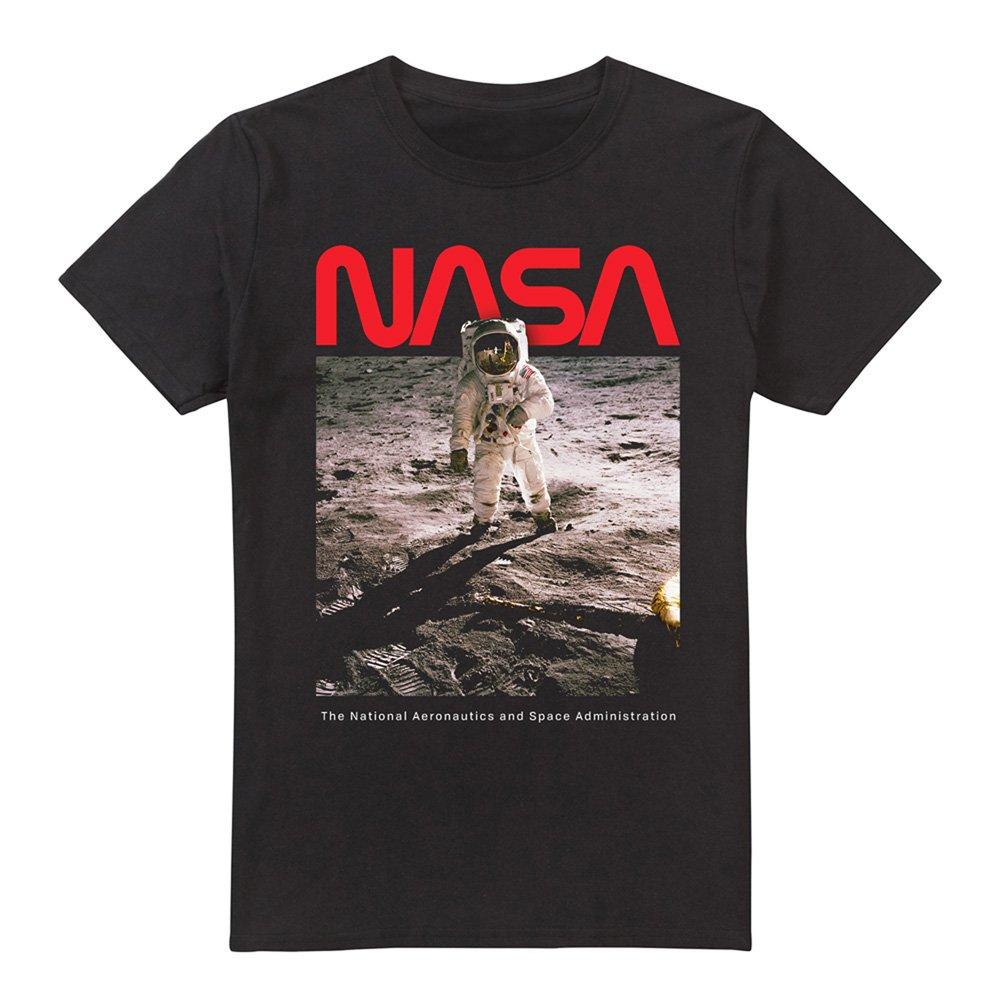 Black - NASA - Aldrin Cotton T-shirt - 4