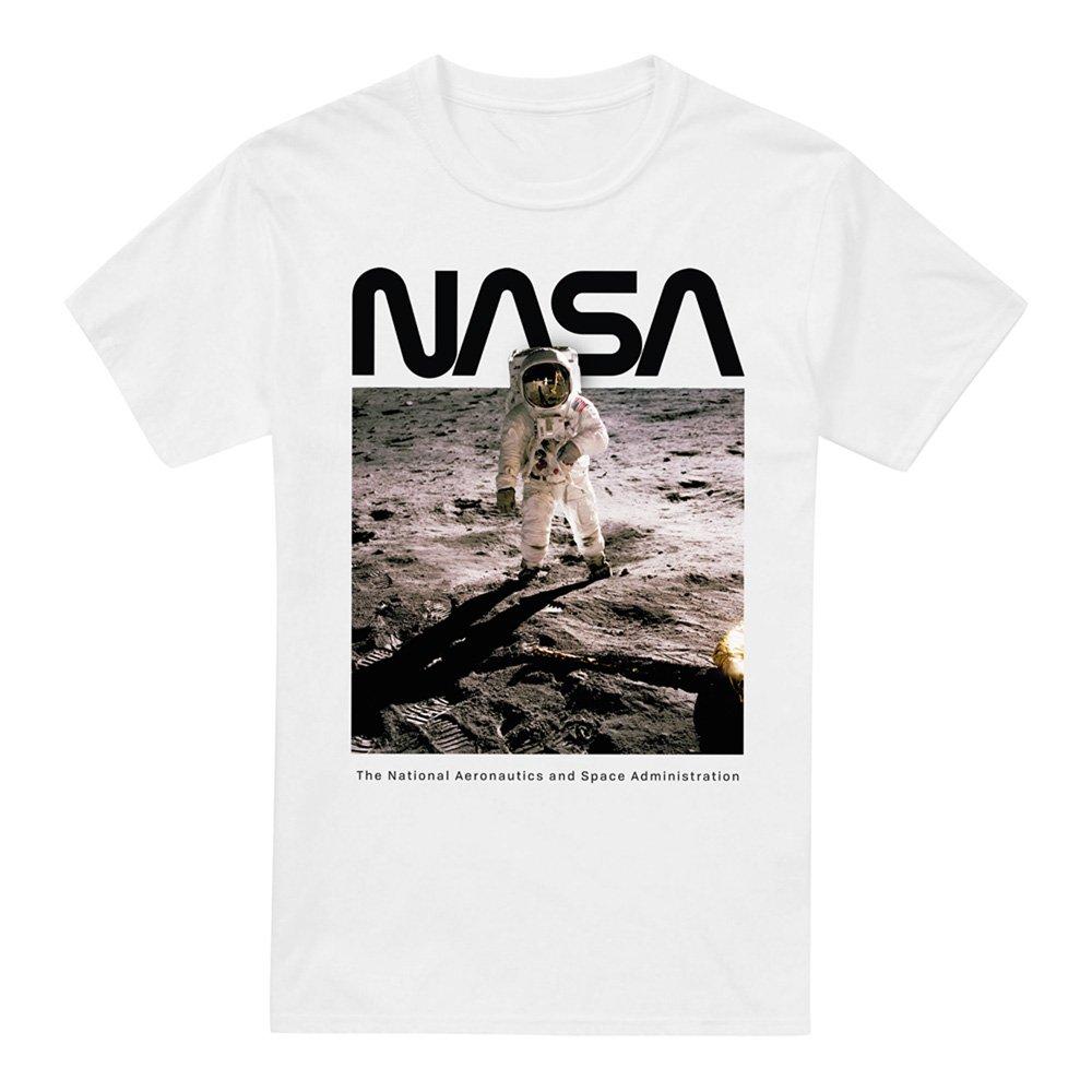 White - NASA - Aldrin Cotton T-shirt - 4