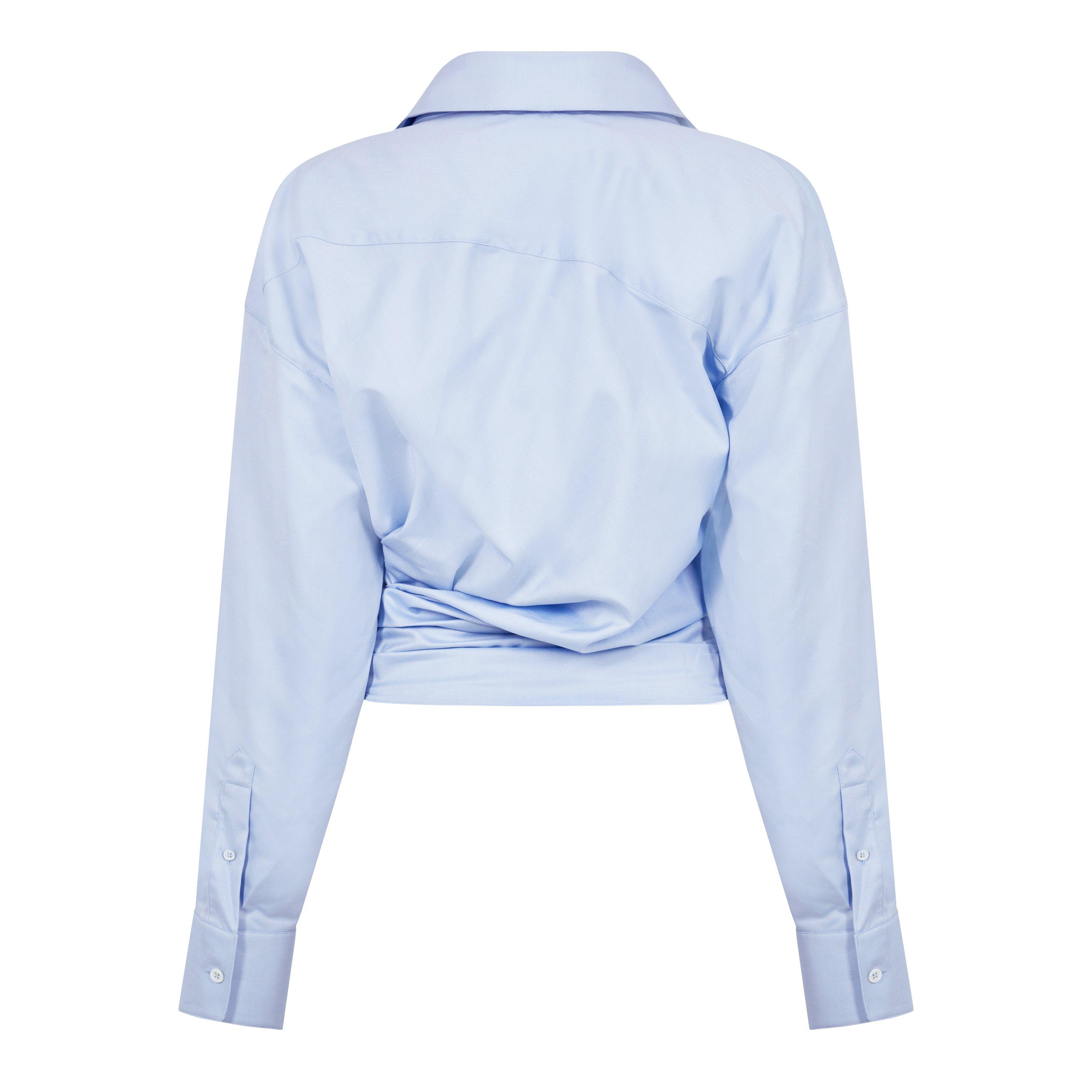 Oxford 405 - Alexander Wang - Women's Draped Long-Sleeve Plain Shirt - 6