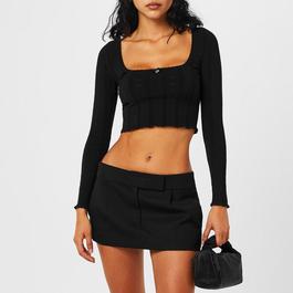 Alexander Wang Ribbed Crop Top