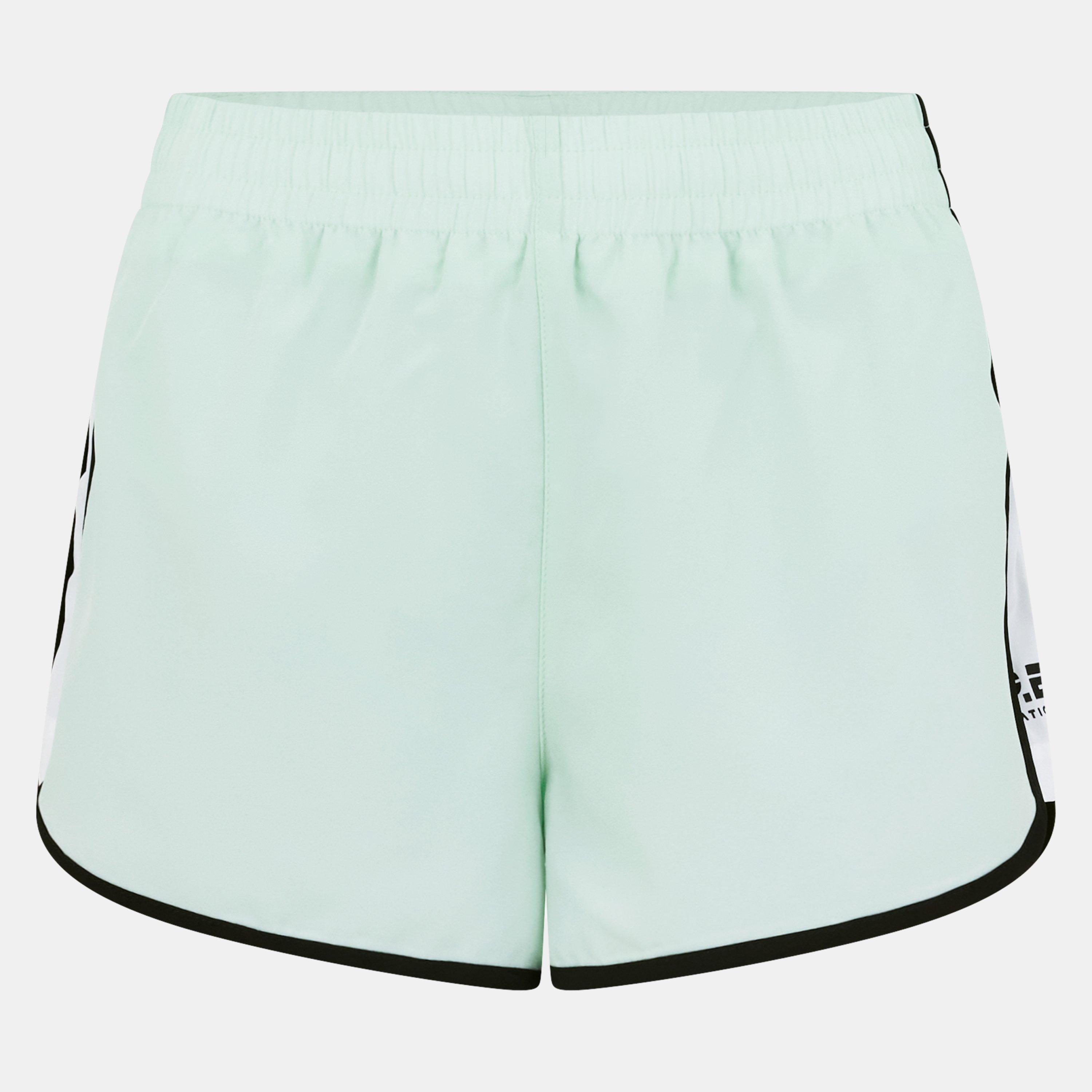 Mint Op White - PE Nation - Women's Performance Gym Shorts - 1