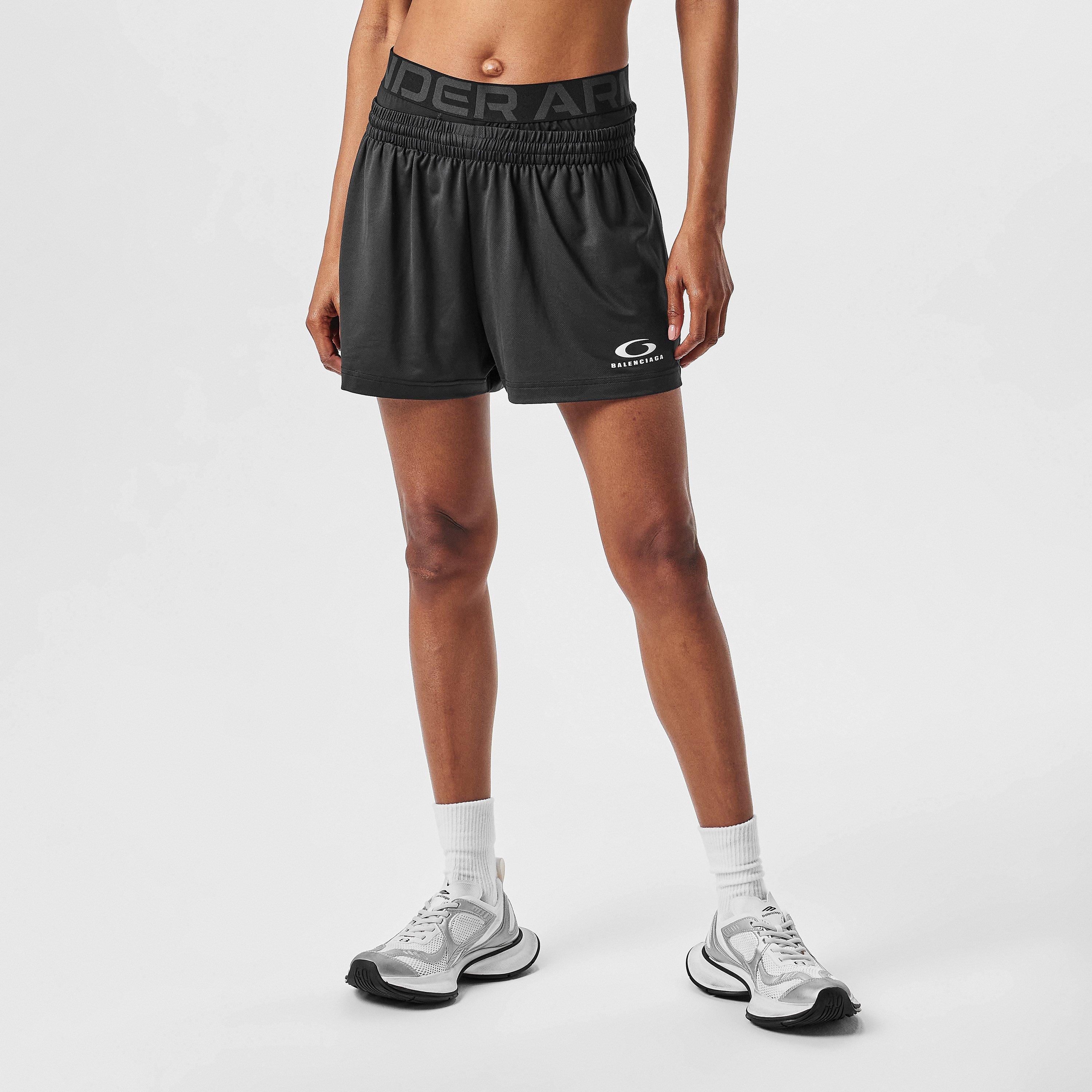 Black - Balenciaga - X Under Armour Shorts - 3
