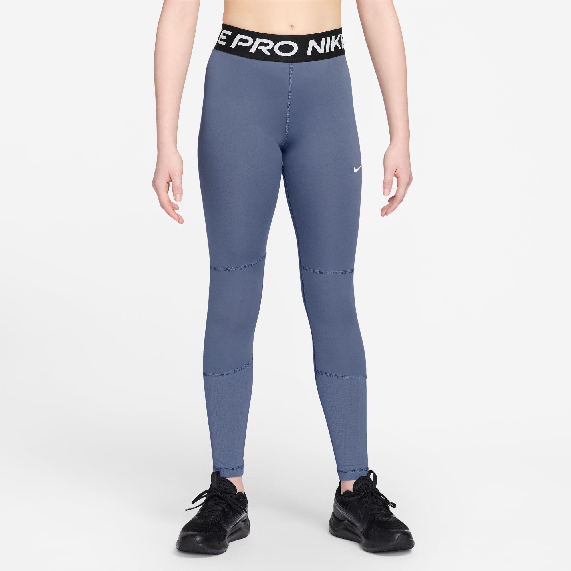 Nike Girls Pro Tights - Indigo - 11-12 (L)