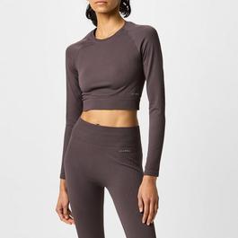 USA Pro Sleeve Seamless Crop Top