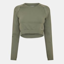 USA Pro Sleeve Seamless Crop Top