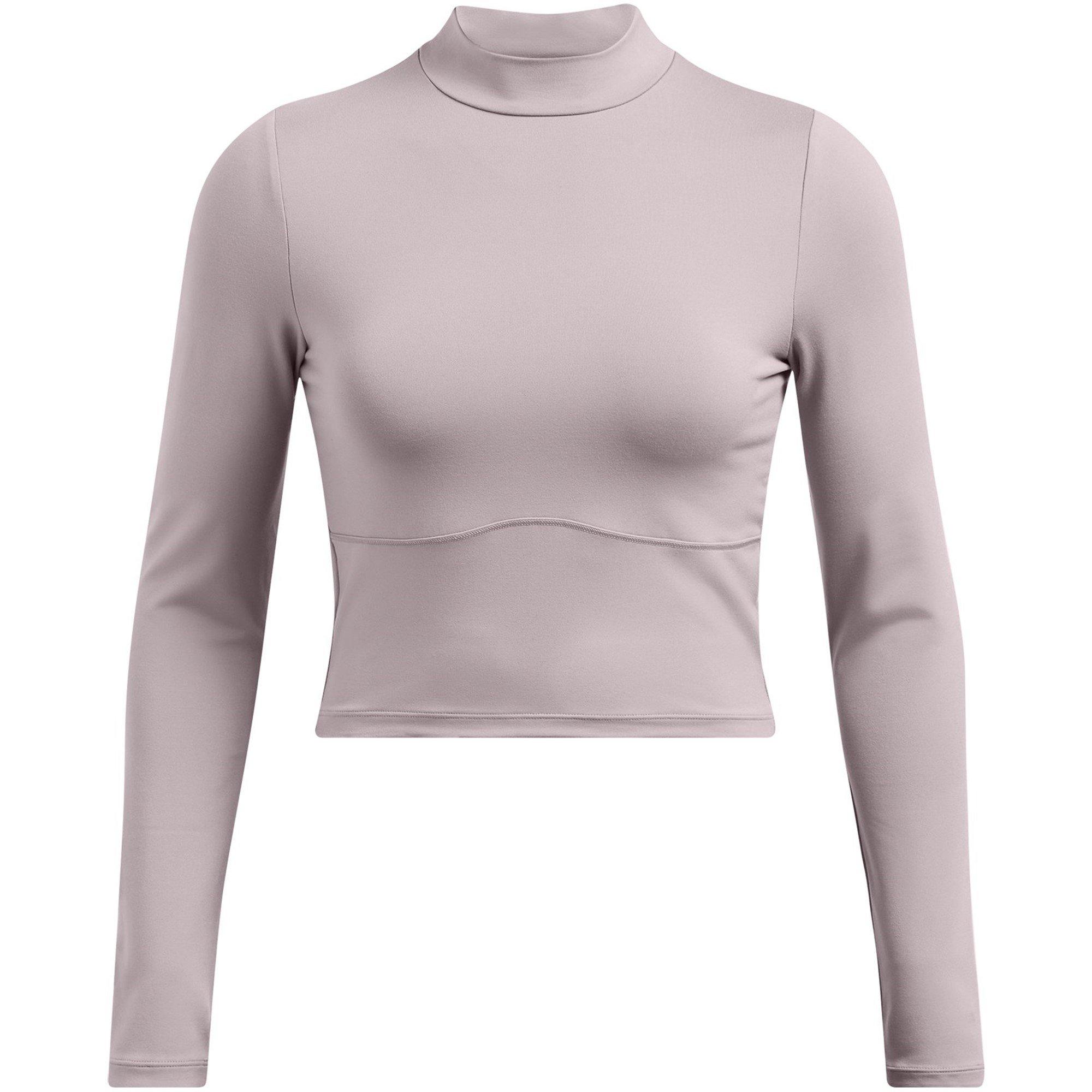 Grey - Under Armour - Women's Meridian Long-Sleeve Performance Gym Top - 1