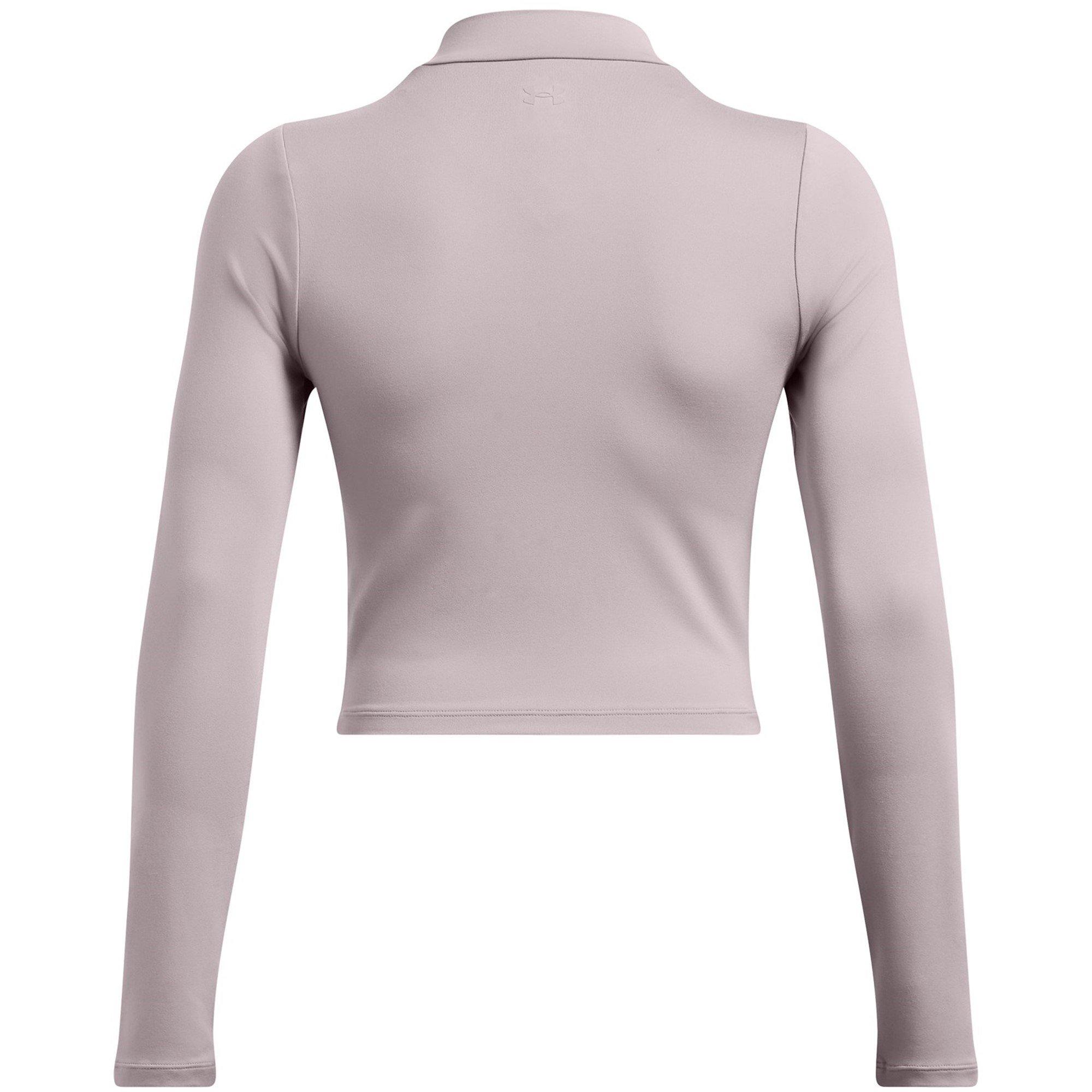 Grey - Under Armour - Meridian Long-Sleeve Performance Gym Top - 2