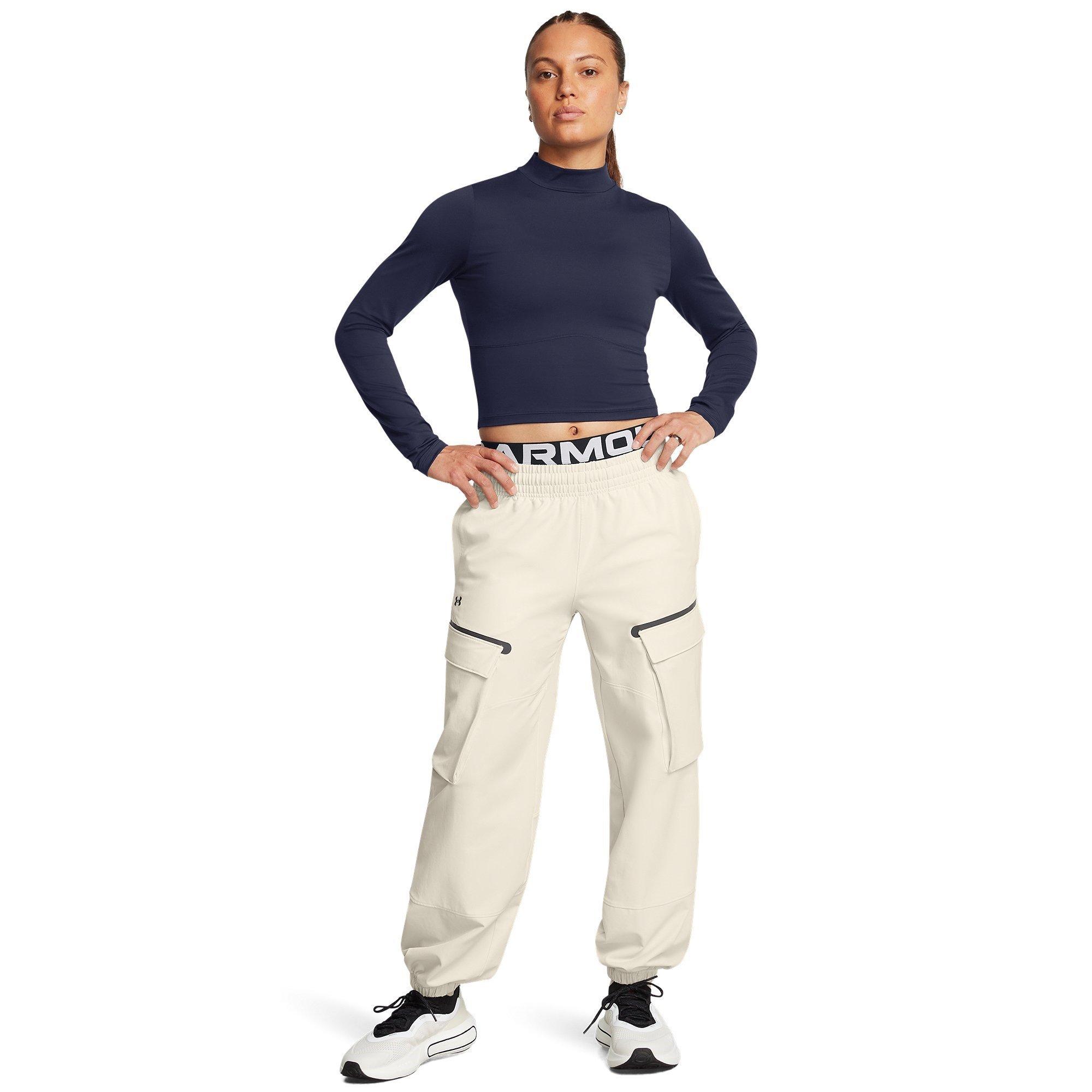 Blue - Under Armour - Women's Meridian Long-Sleeve Performance Gym Top - 5