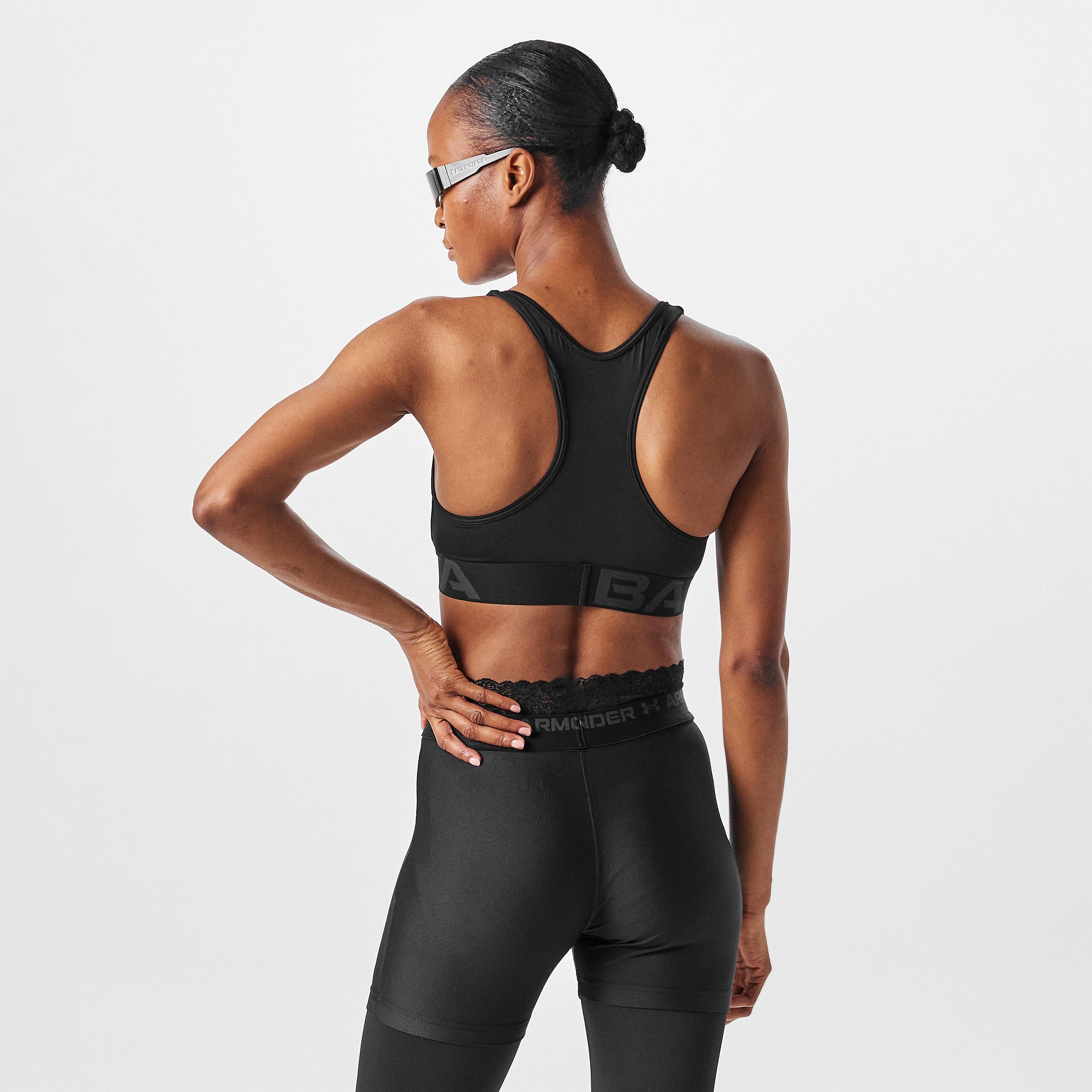 Black - Balenciaga - X Under Armour Sports Bra - 4