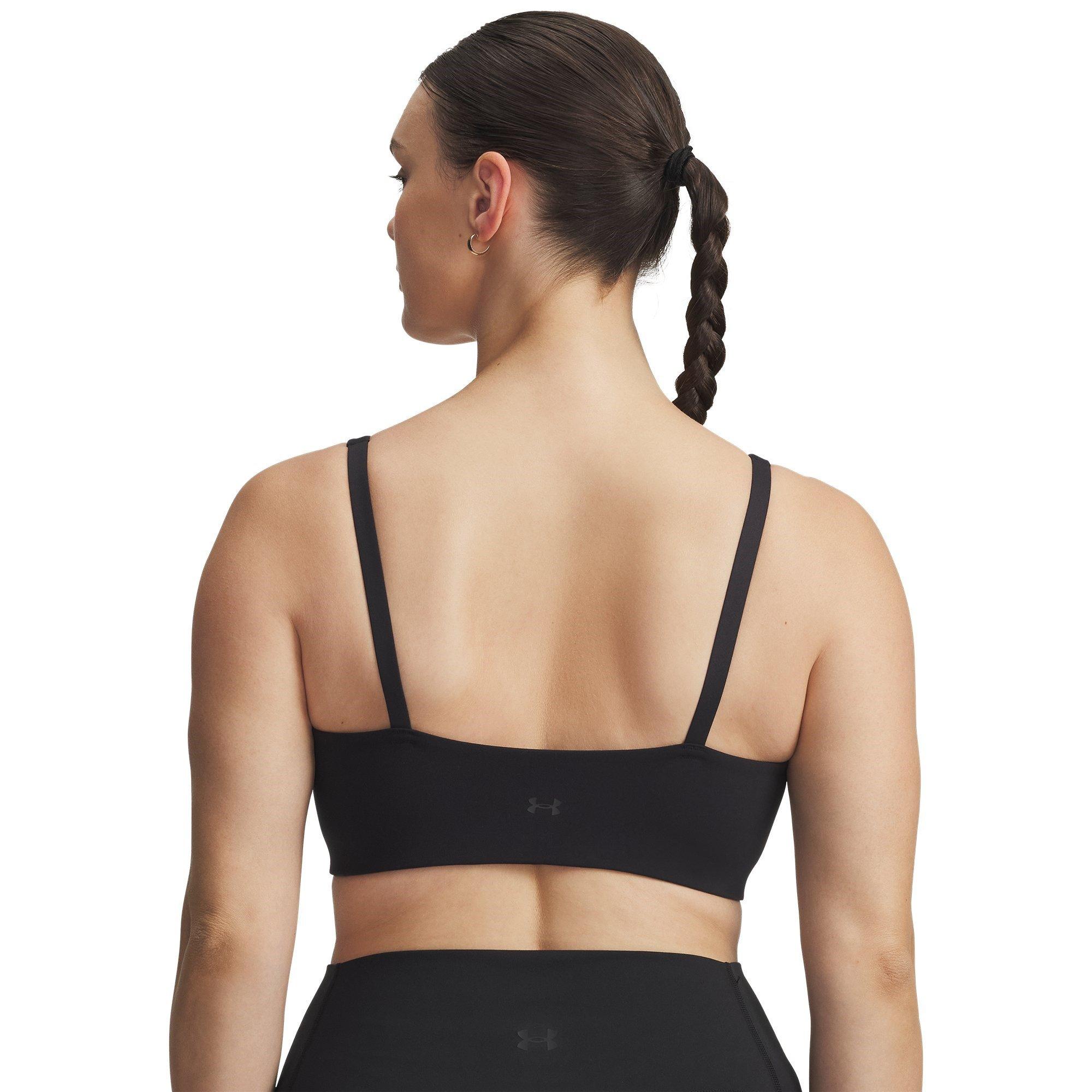 Black/Jet Gray - Under Armour - Motion Non Wired Low Impact Sports Bra - 10
