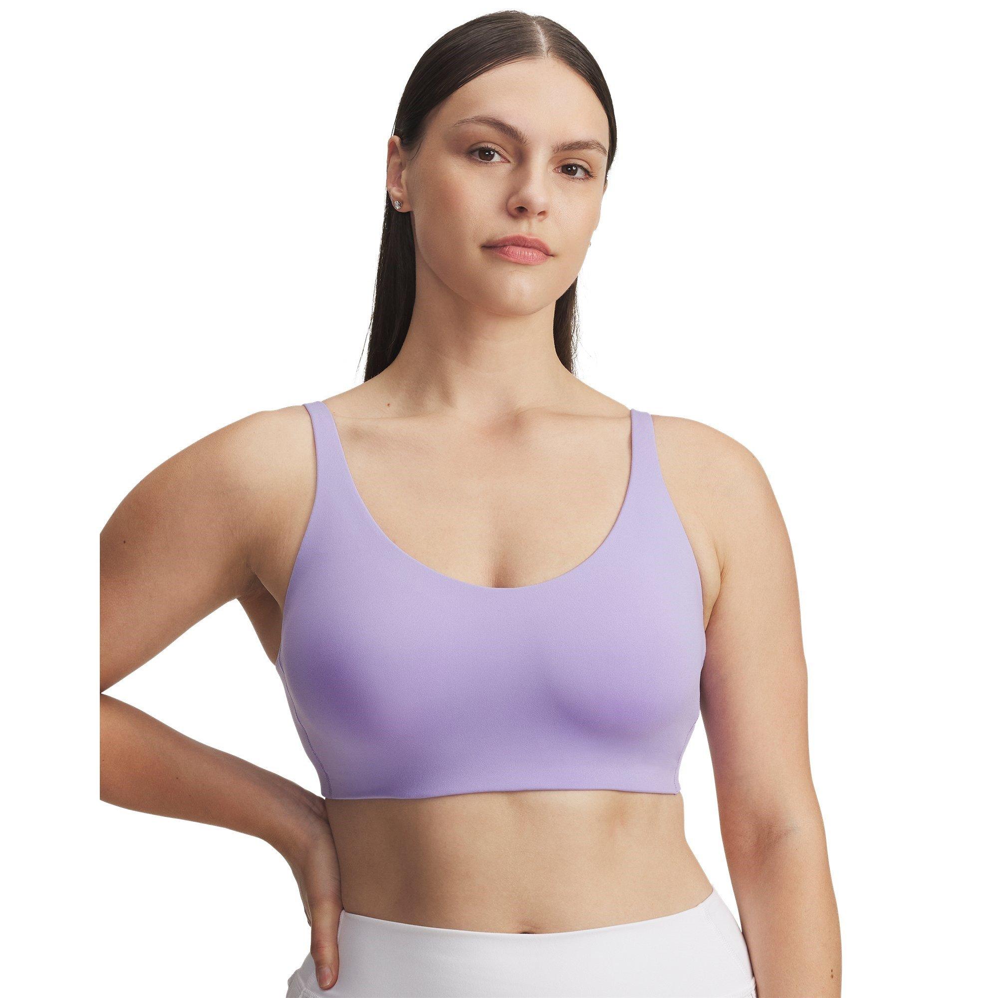 Transparent/Wht - Under Armour - Crossback Low Womens Sports Bra - 7
