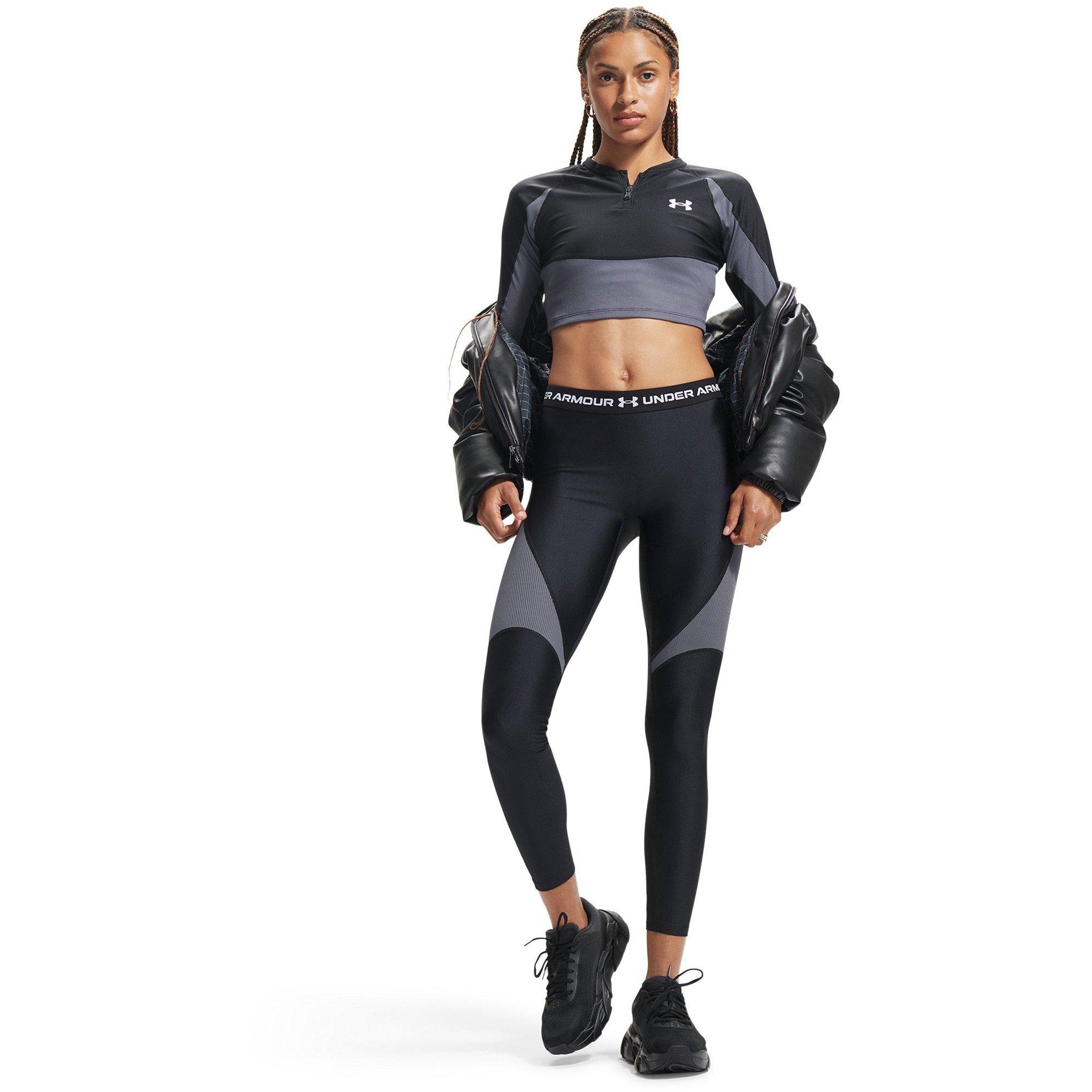 Blk/Castle/Wht - Under Armour - Women's Long-Sleeve Performance Gym Top - 6