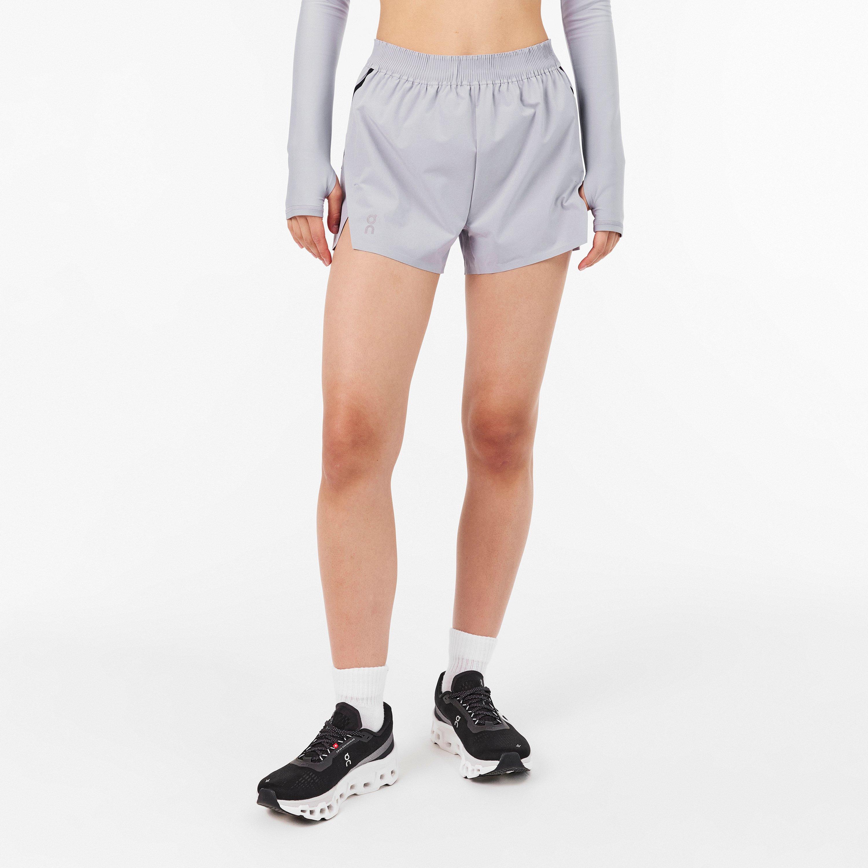 Lilac - On - Women's Performance Gym Shorts - 3