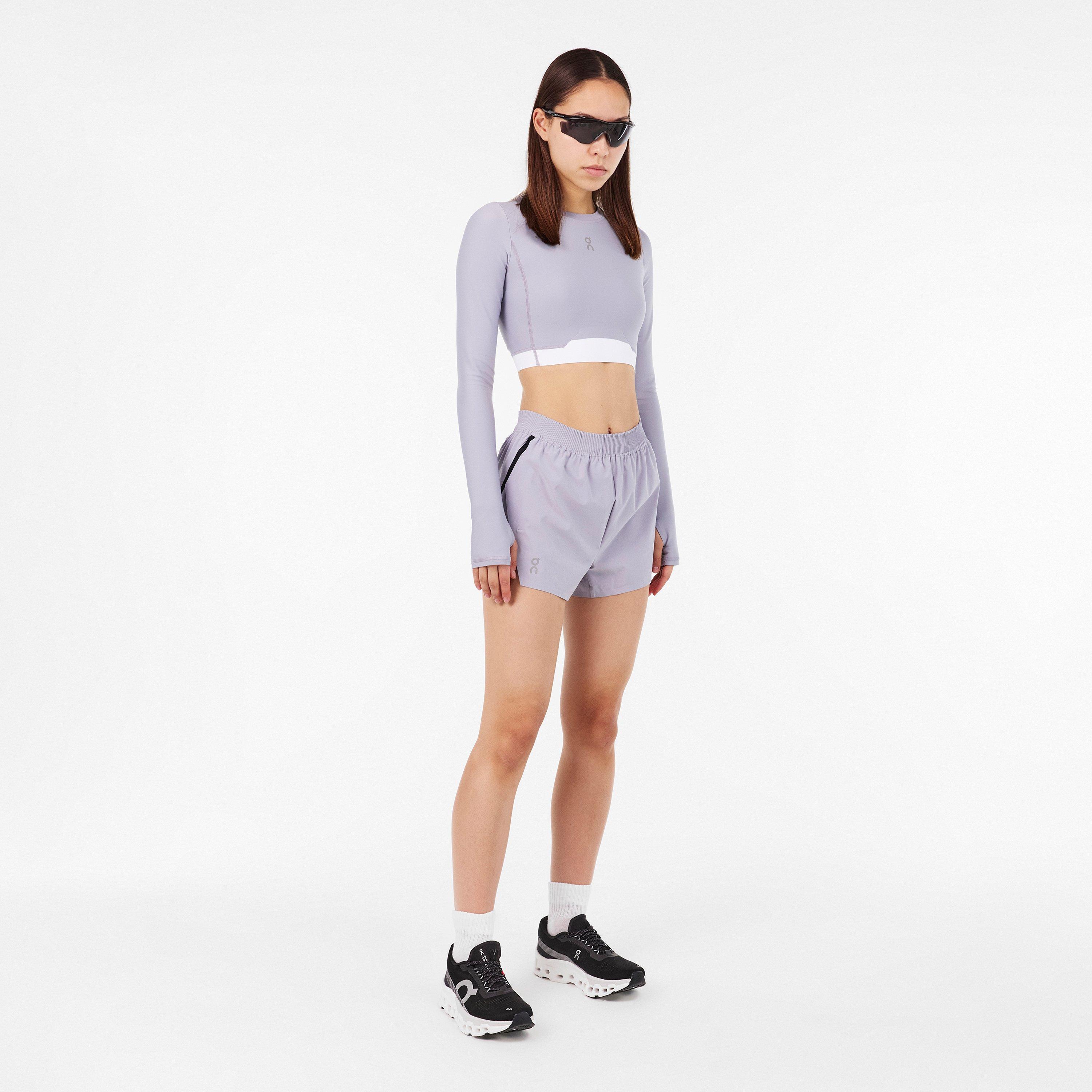 Lilac - On - Women's Performance Gym Shorts - 6
