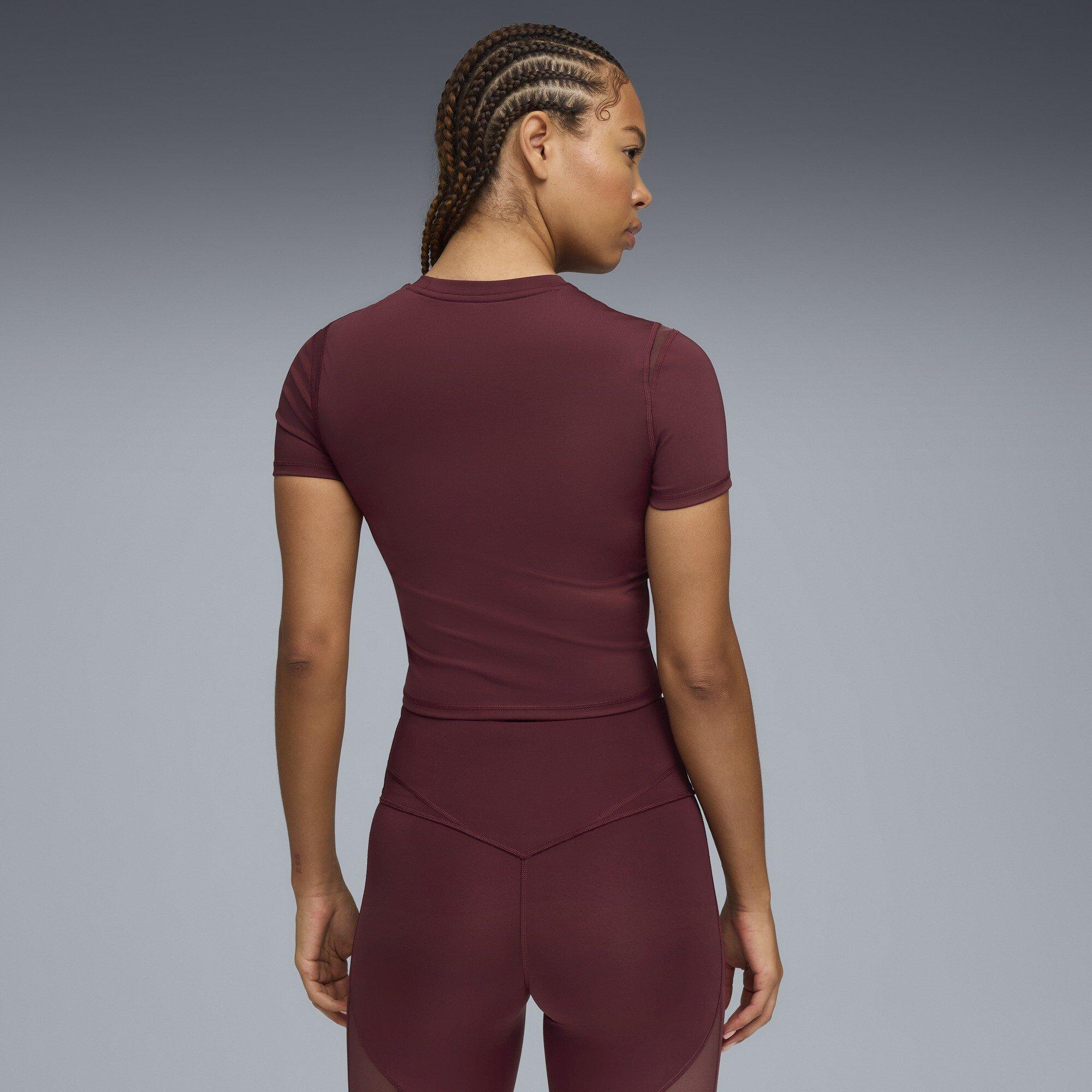 Ruby Skærmen - Puma - Women's Shape Baby Tee Short Sleeve Performance Gym Top - 4