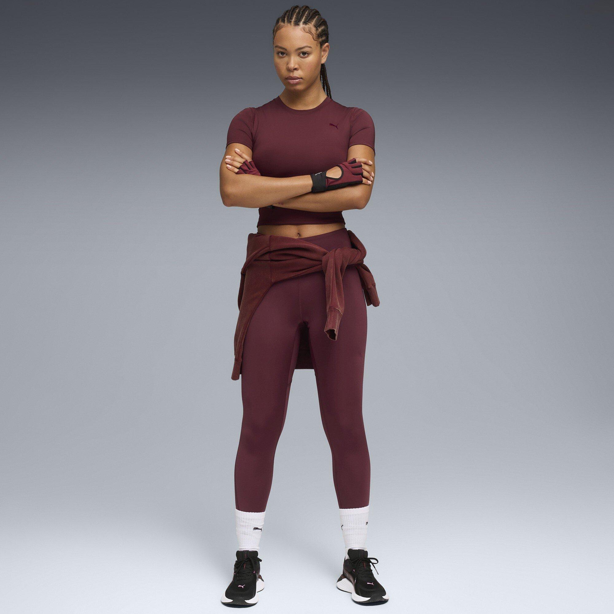 Ruby Skærmen - Puma - Women's Shape Baby Tee Short Sleeve Performance Gym Top - 5