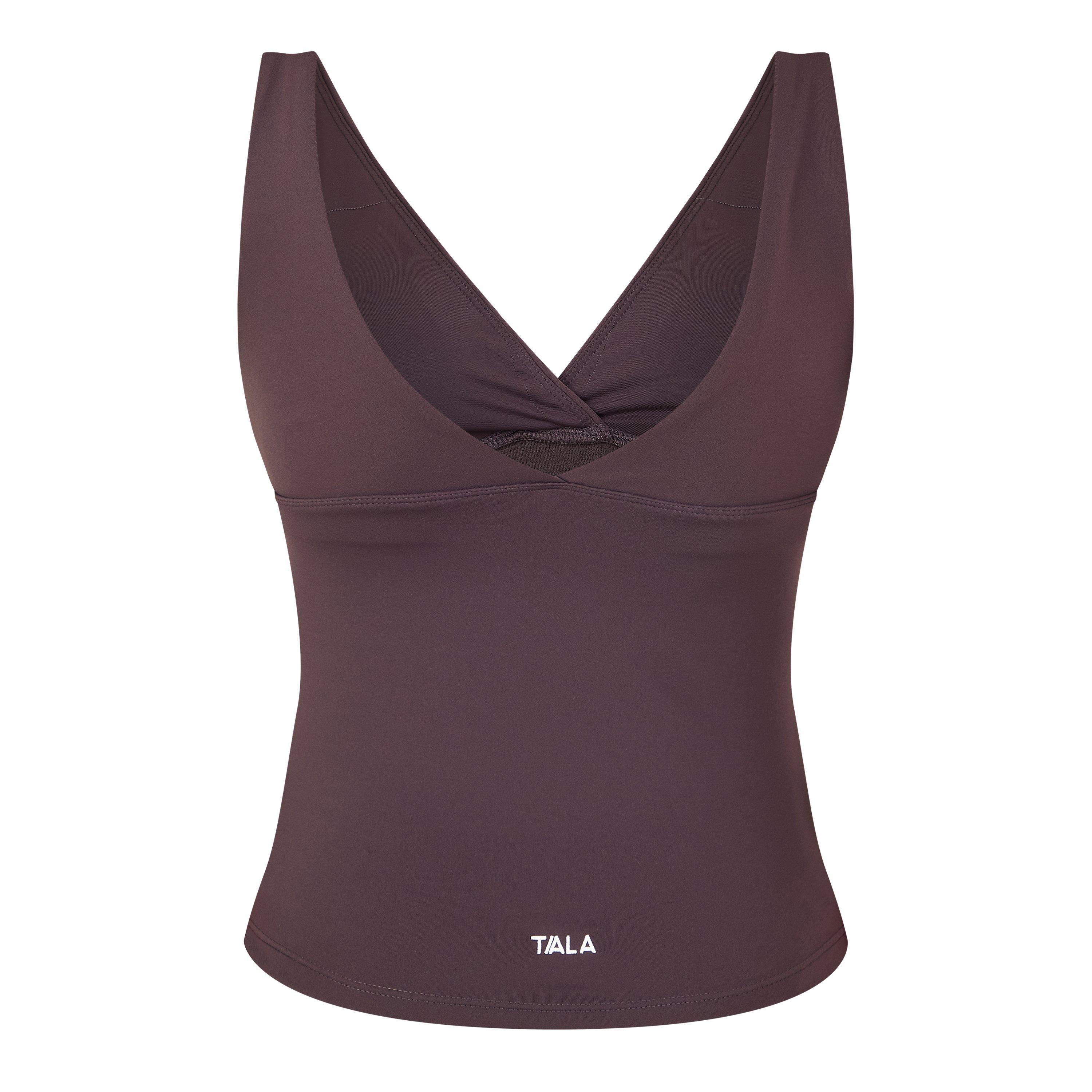 Cool Espresso - TALA - TALA DAYFLEX V NECK VEST LONGER LENGTH - 2