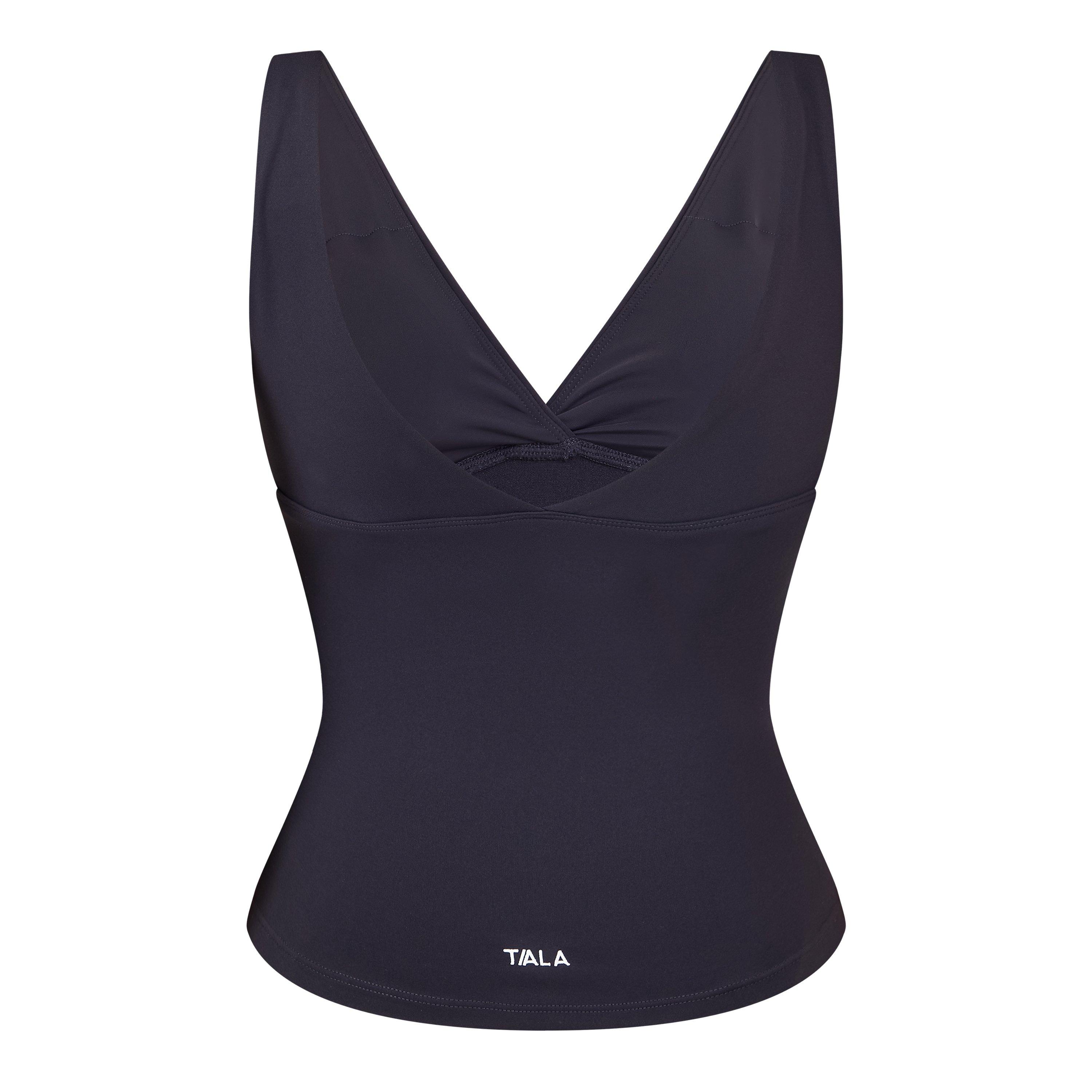 Midnight Navy - TALA - TALA DAYFLEX V NECK VEST LONGER LENGTH - 2