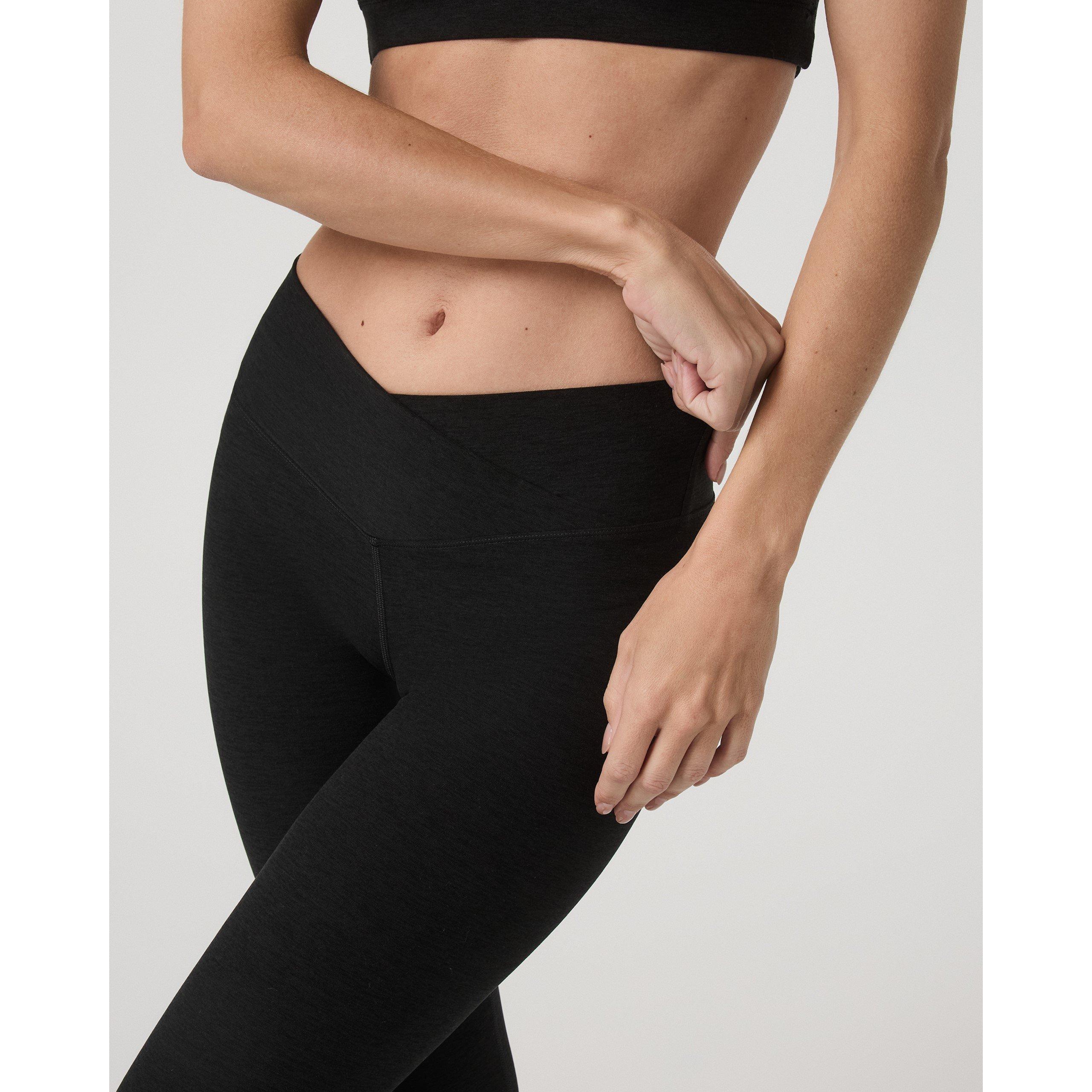 Black Heather - Vuori - Women's Elevation Rhythm Flare Yoga Pants - 3