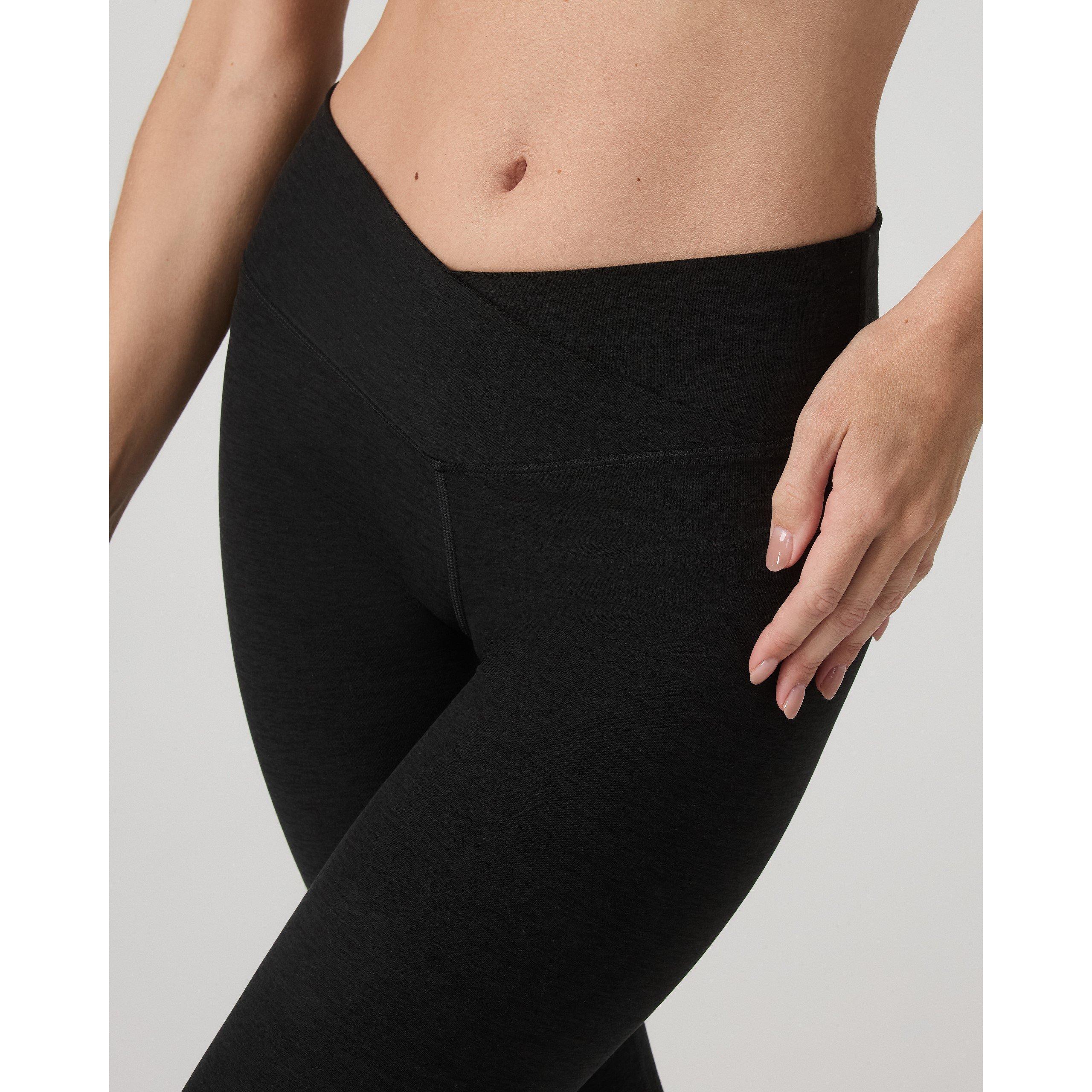 Black Heather - Vuori - Women's Elevation Rhythm Flare Yoga Pants - 4