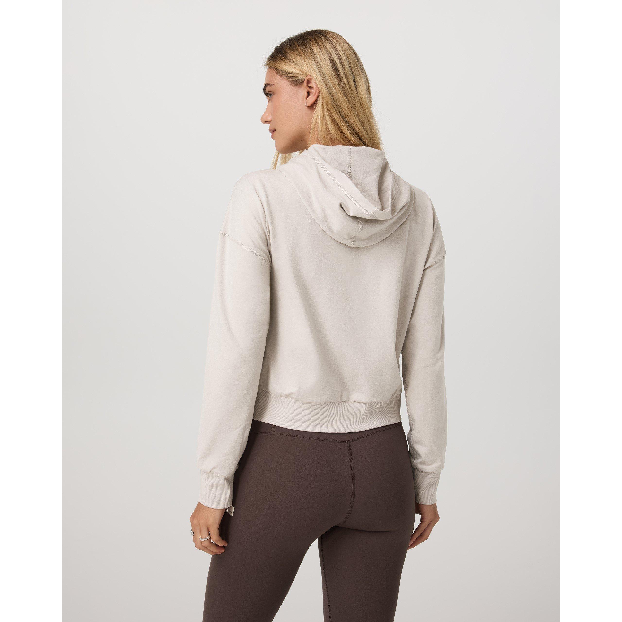 Ecru Heather - Vuori - Women's Halo Full Zip Performance Hoodie - 6