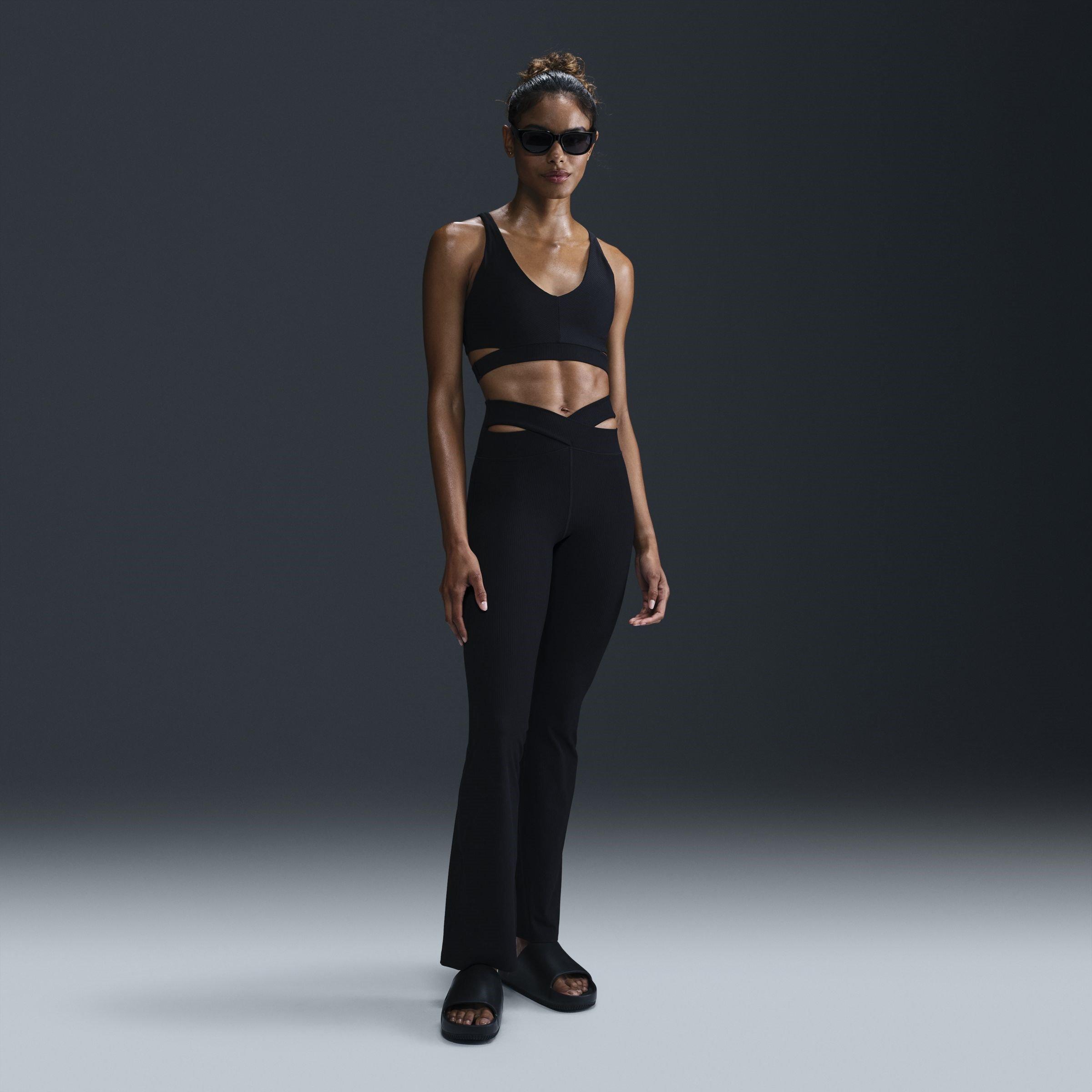 Black - Nike - Nike Zenvy Rib Support Bra - 4