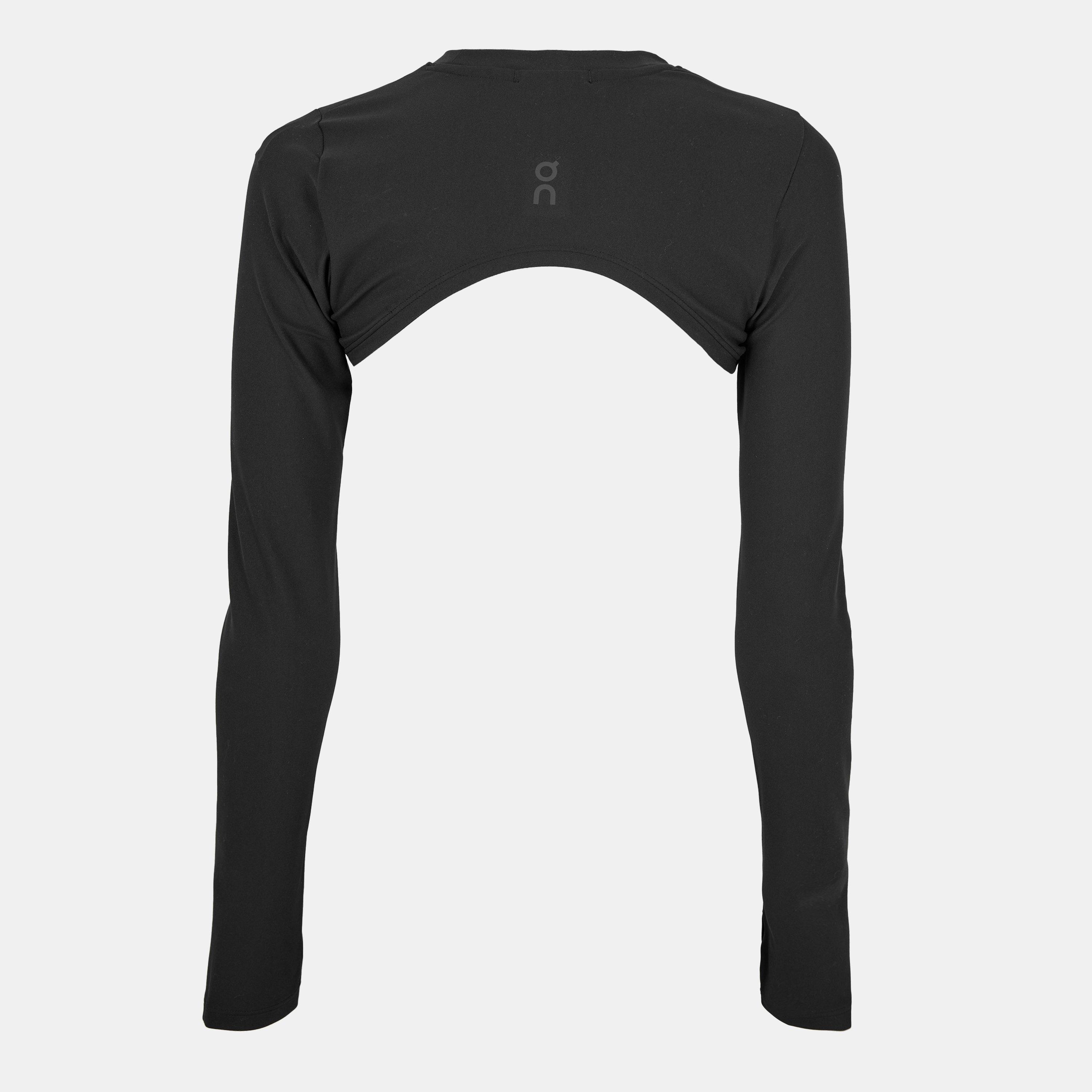 Black - On - Women's Studio Bolero Long-Sleeve Performance Gym Top - 2