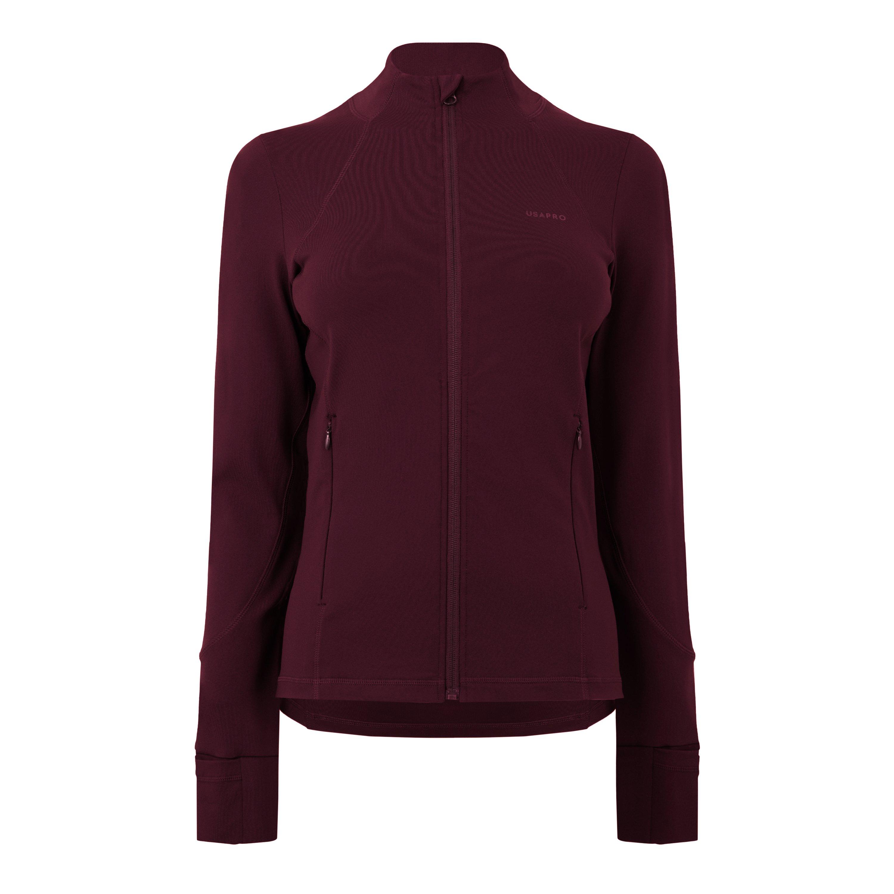 Women's Core Fitness Long Sleeve Slim Fit Performance Training Jacket