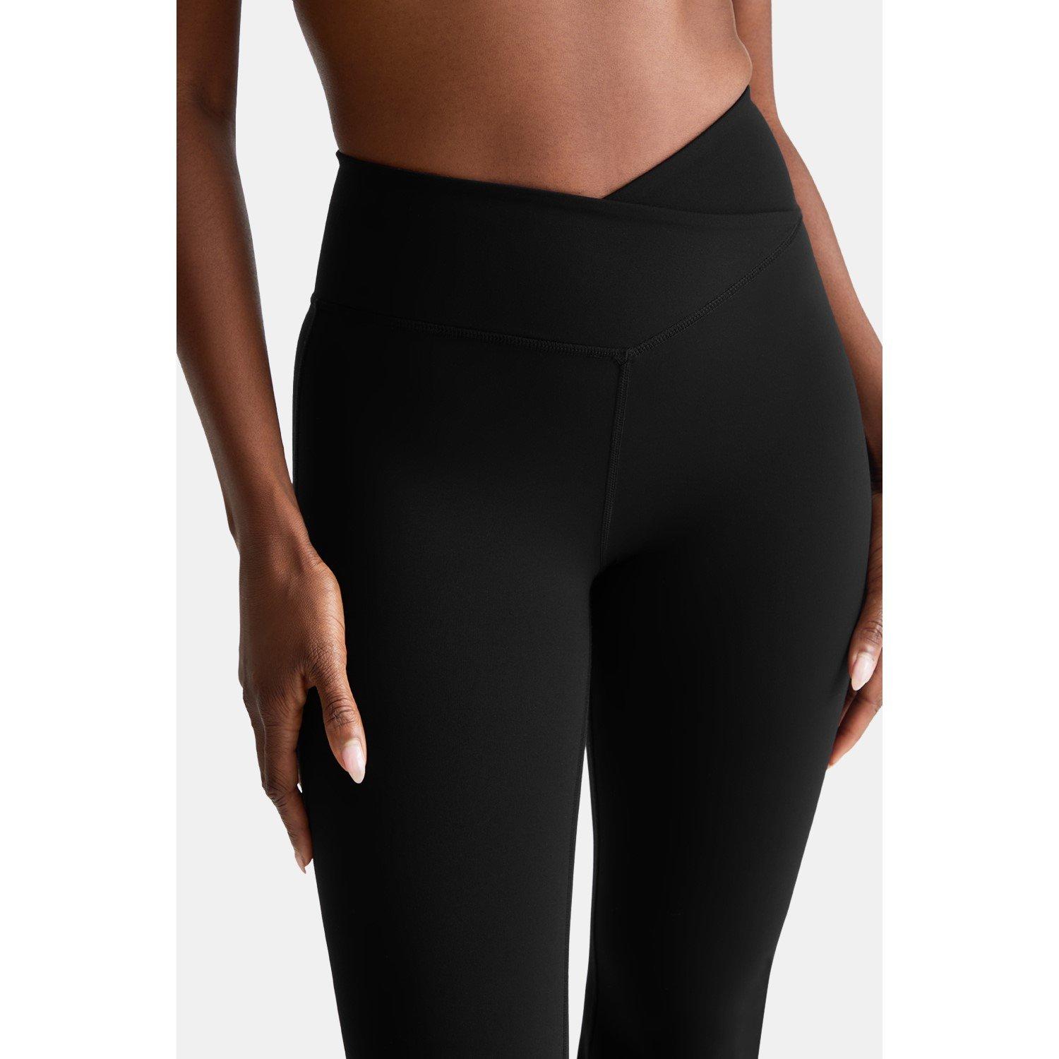 Shadow Black - TALA - TALA DAYFLEX WRAP FLARED YOGA PANT 30 - 4
