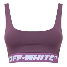 Off White Logo Band Bra Ld99