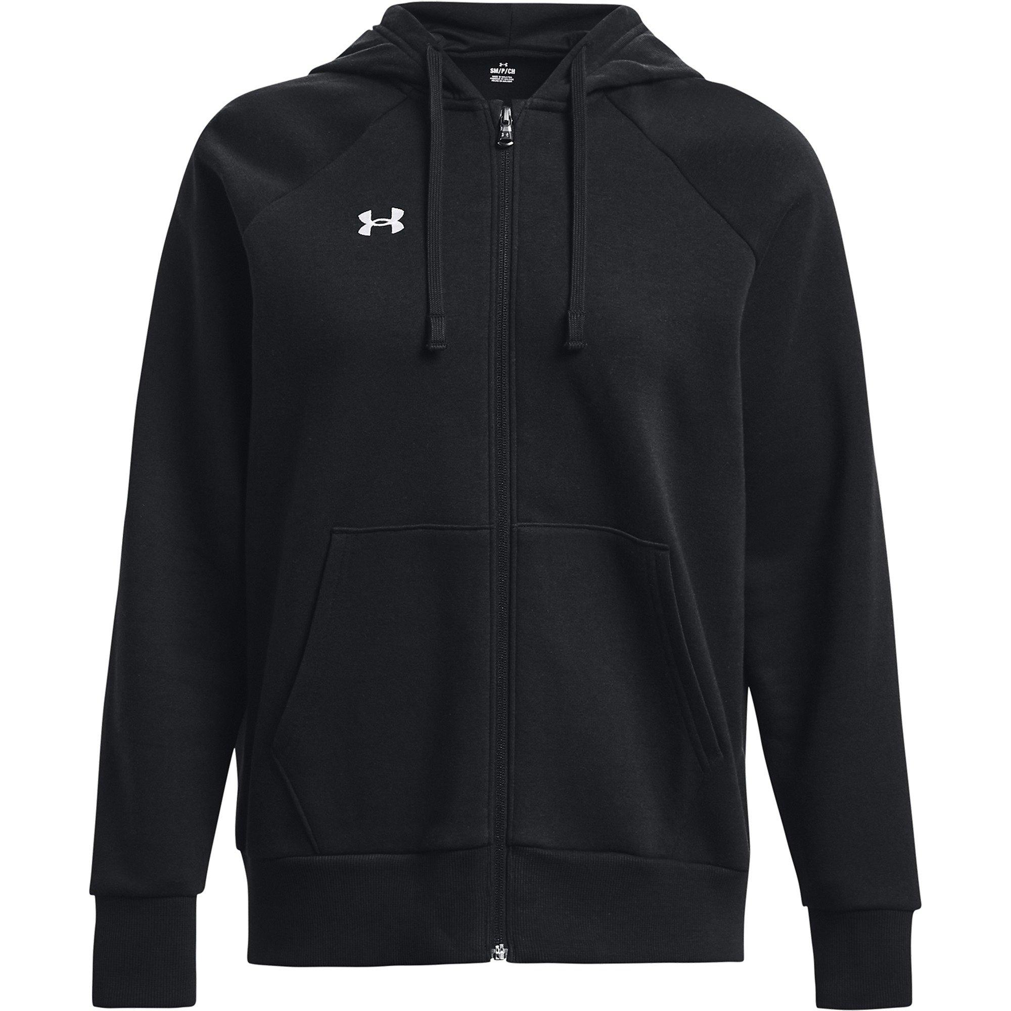 Negro - Under Armour - Under Armour UA Rival Fleece Full-Zip Hoodie - 1