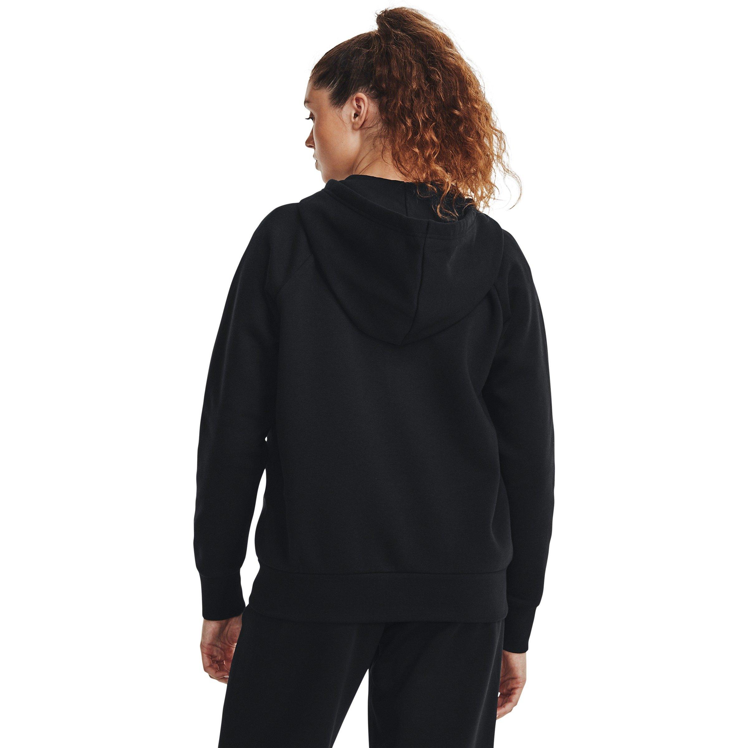 Negro - Under Armour - Under Armour UA Rival Fleece Full-Zip Hoodie - 4