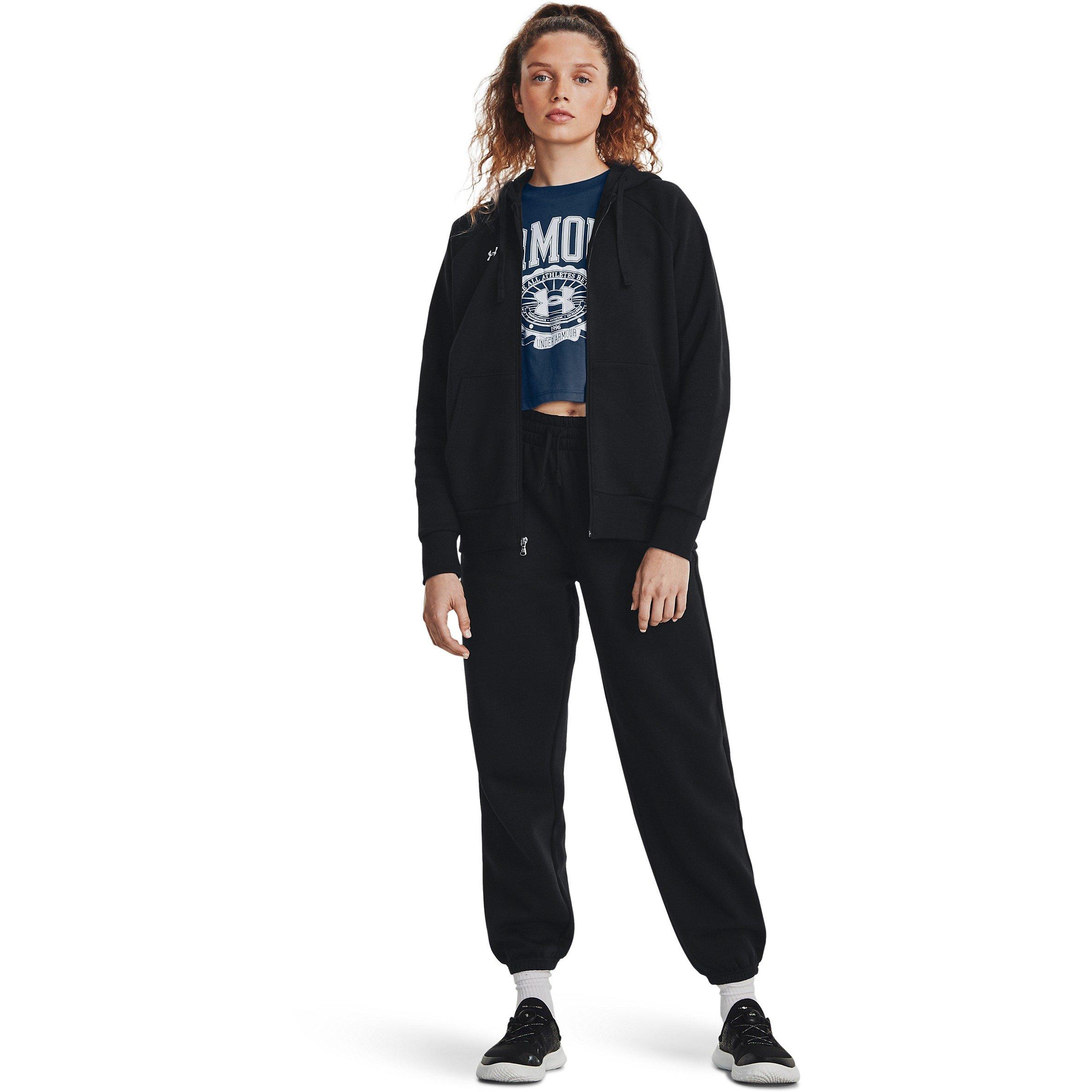 Negro - Under Armour - Under Armour UA Rival Fleece Full-Zip Hoodie - 6