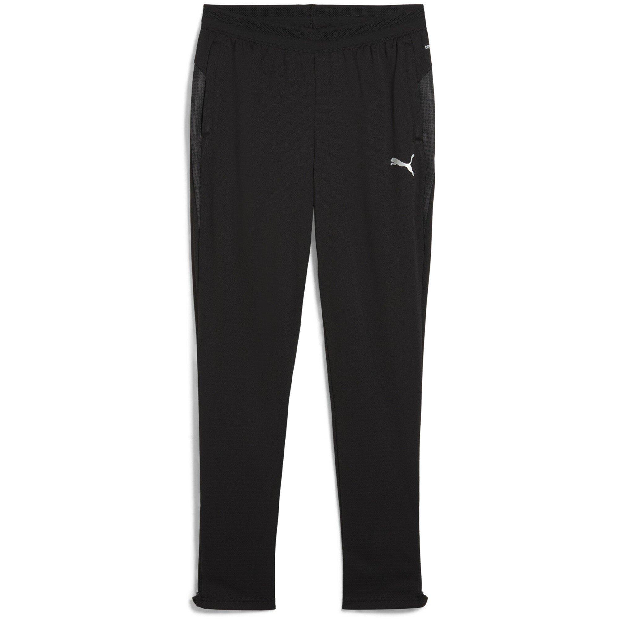 Black-Silver - Puma - Puma Teamcup Training Pants Wmn Tracksuit Bottom Womens - 1