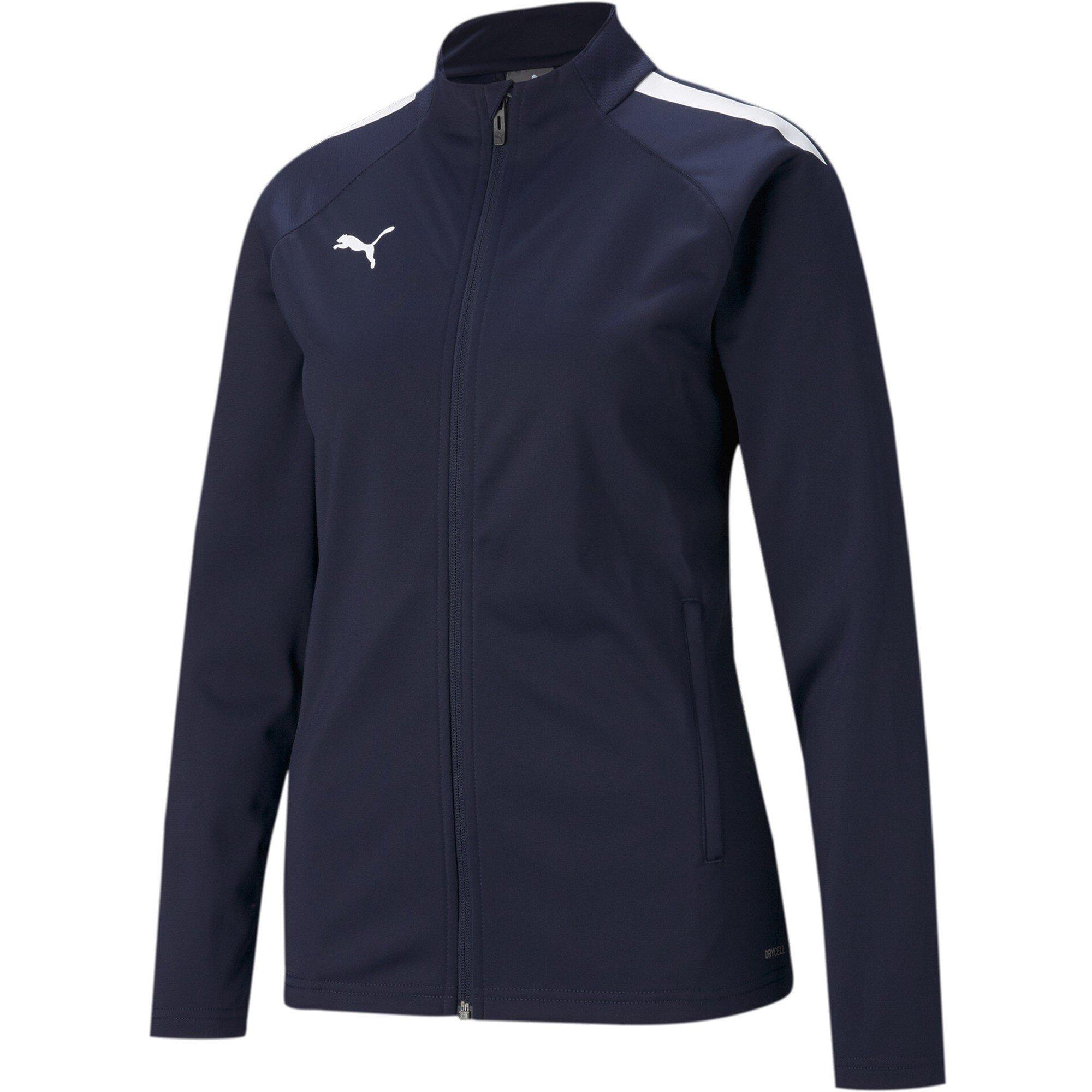 Peacoat-White - Puma - Puma Teamliga Training Jacket W Tracksuit Top Womens - 1