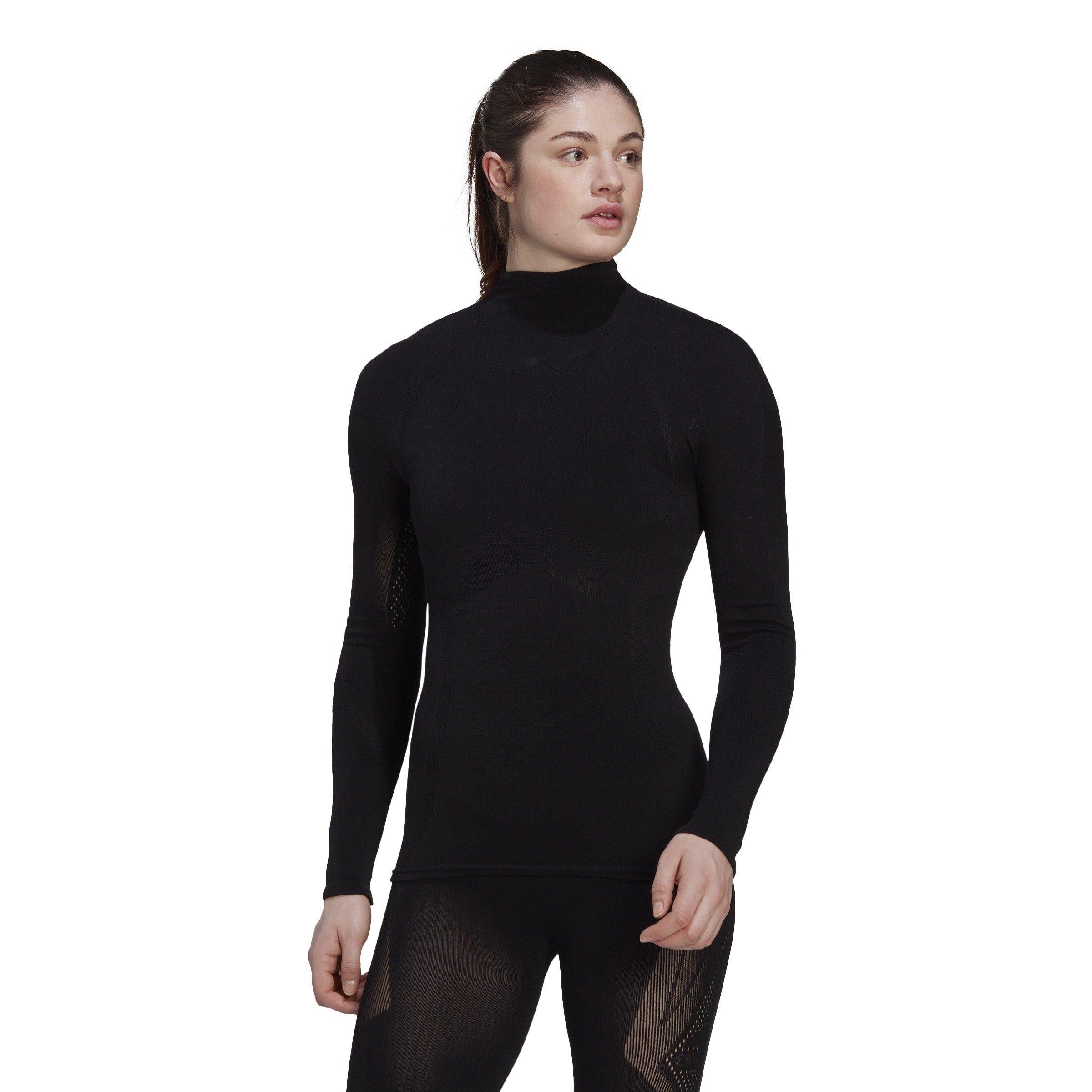 Noir - adidas - Terrex DRYNAMO™ Merino Turtleneck Womens - 2