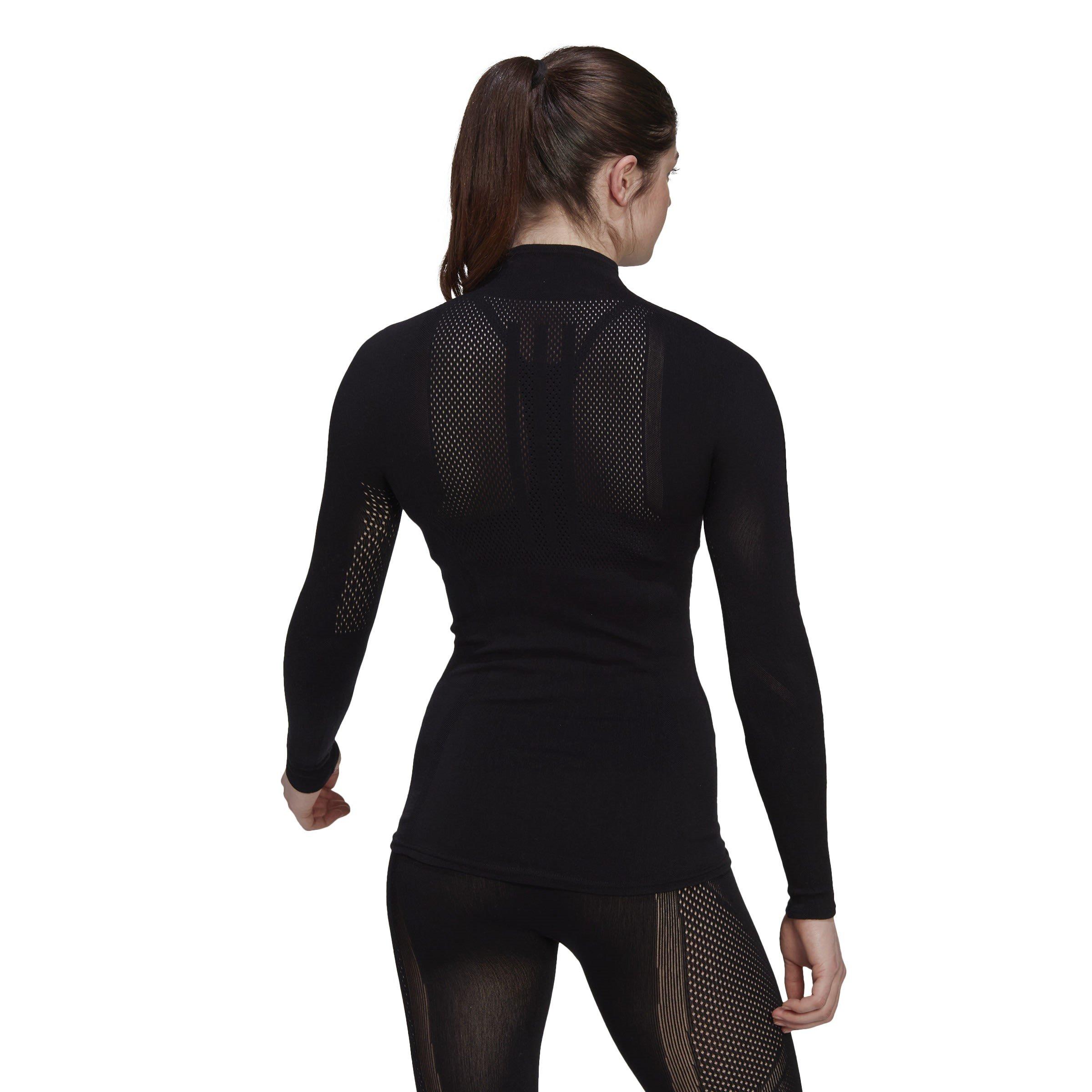 Noir - adidas - Terrex DRYNAMO™ Merino Turtleneck Womens - 3