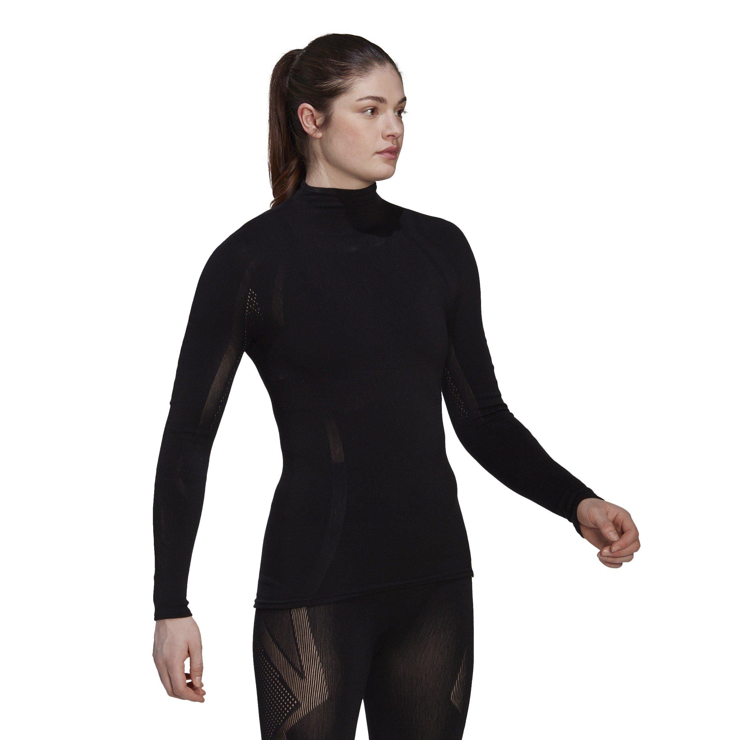 Noir - adidas - Terrex DRYNAMO™ Merino Turtleneck Womens - 4