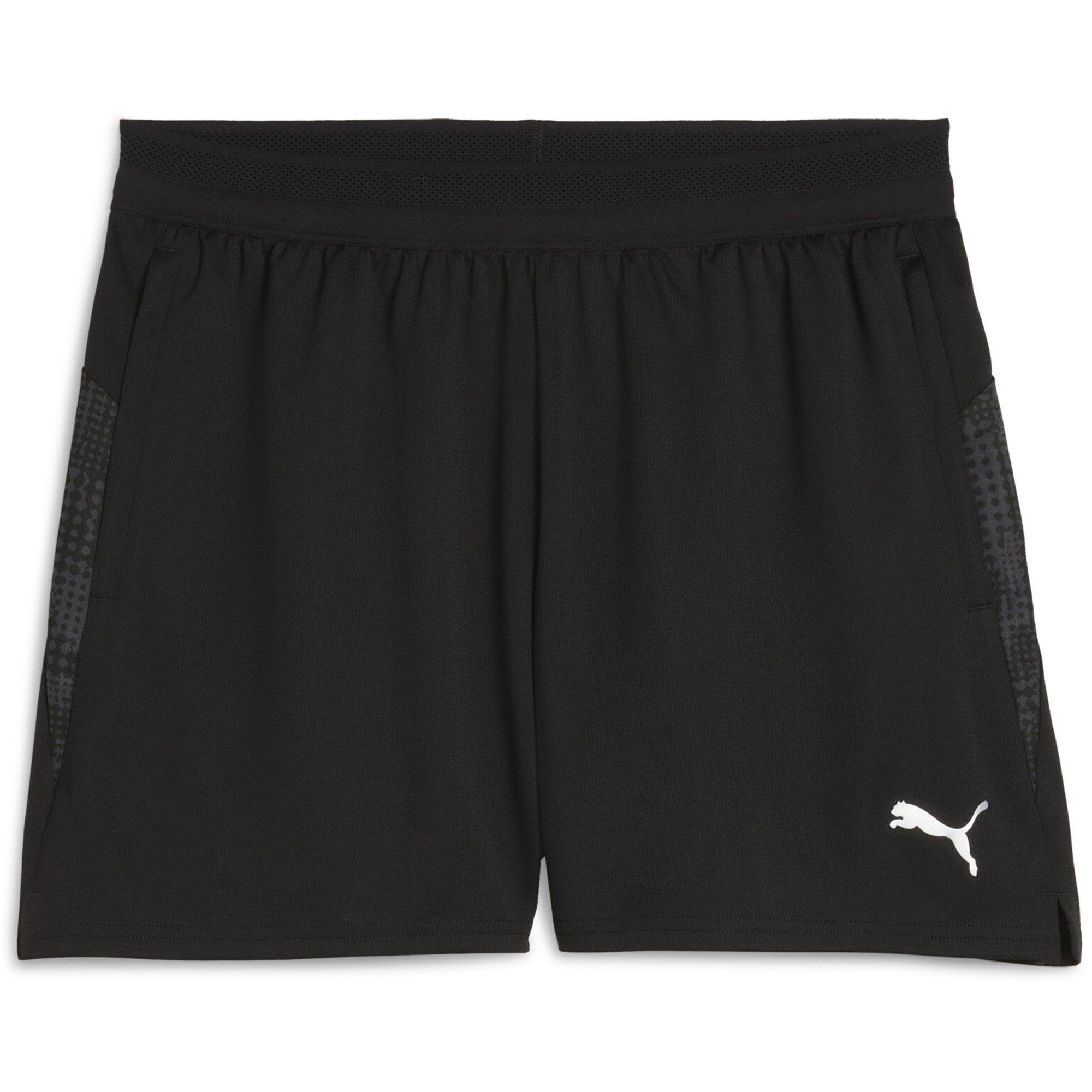 Black-Silver - Puma - Puma Teamcup Training Shorts Wmn Football Short Womens