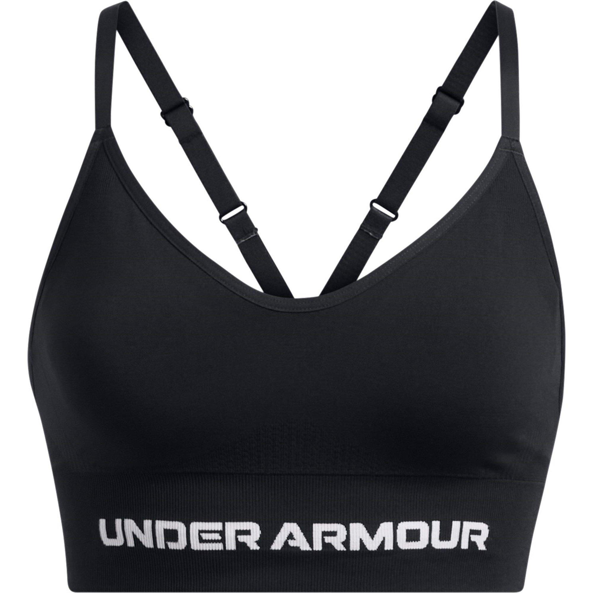 Under Armour Women's Vanish Seamless Low Impact Sports Bra - Black - 8 (XS)