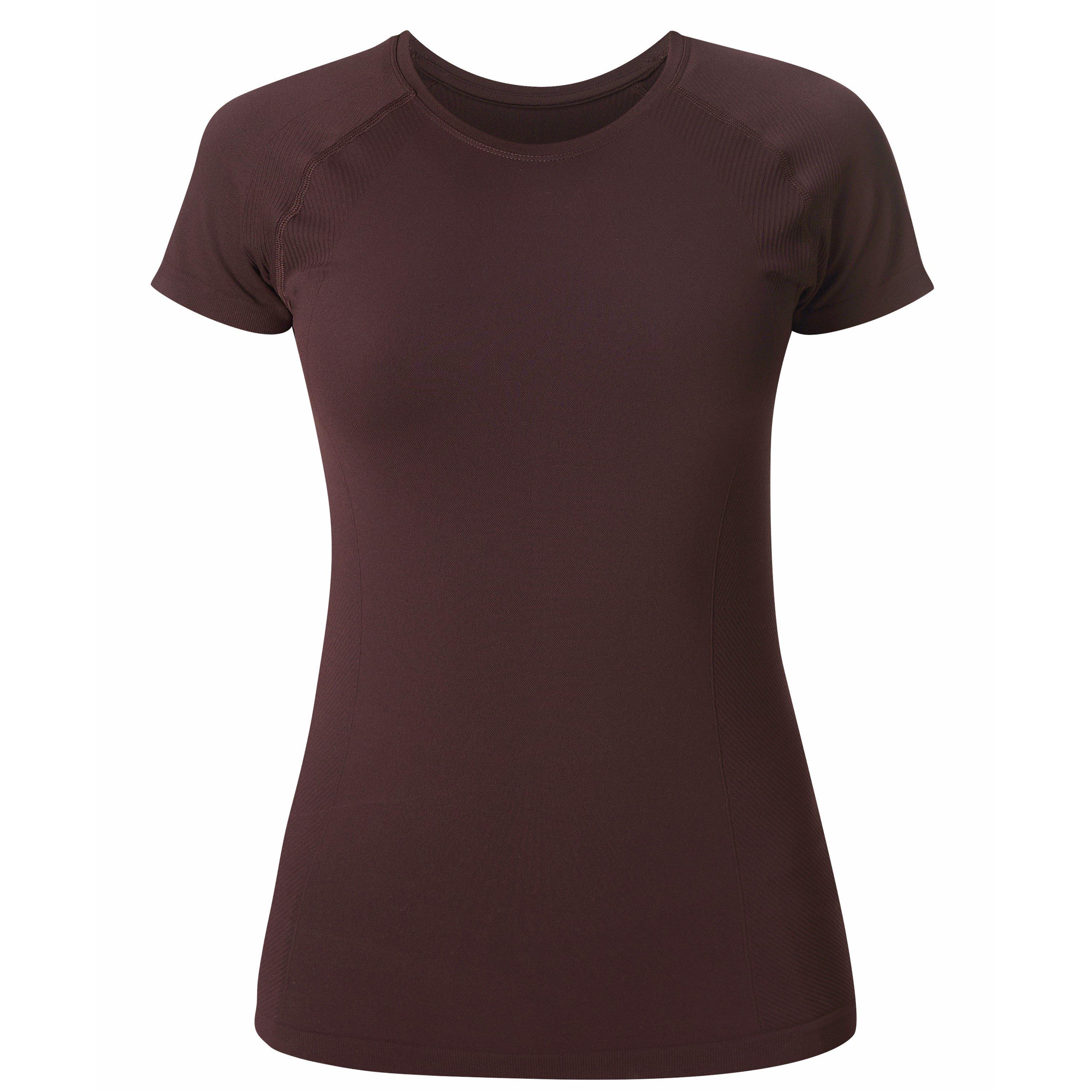 Sweaty Betty Women's Athlete Short Sleeve Performance Gym Top - sable brown - Size 8 (XS)