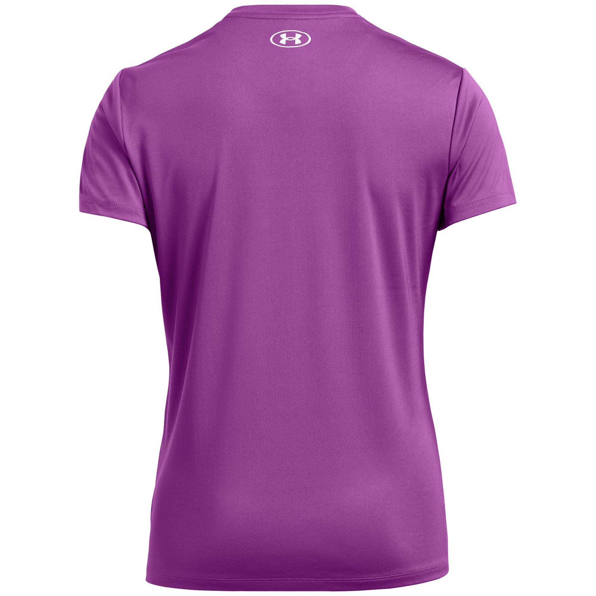 Cassis/White - Under Armour - Velocity Graphic T-Shirt Womens - 4